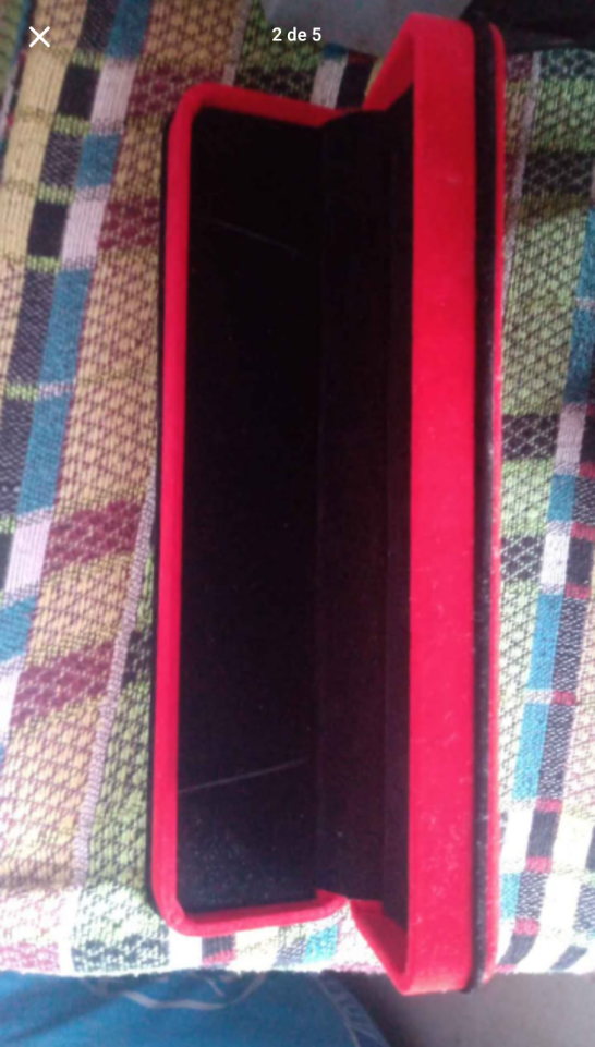 Estuche rojo para joyería - miniatura 4