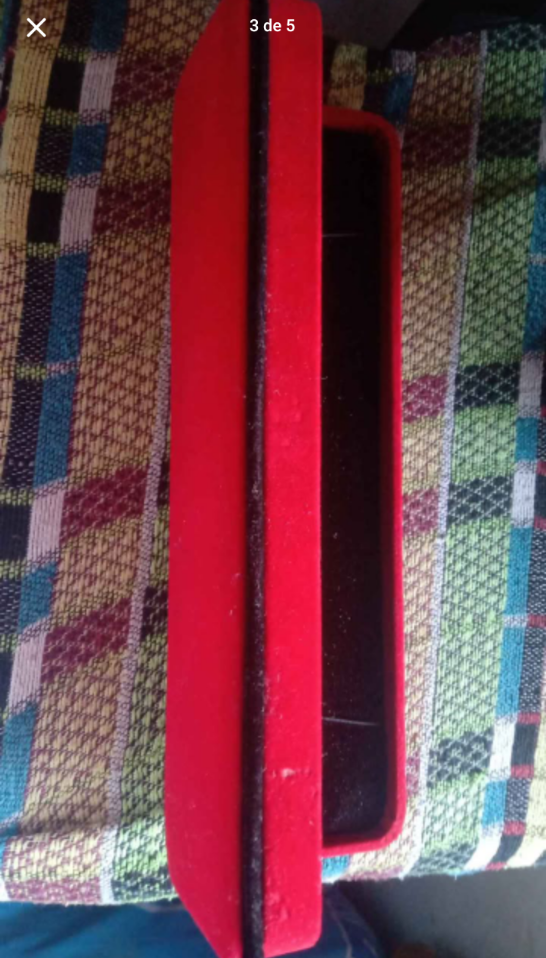Estuche rojo para joyería - miniatura 5