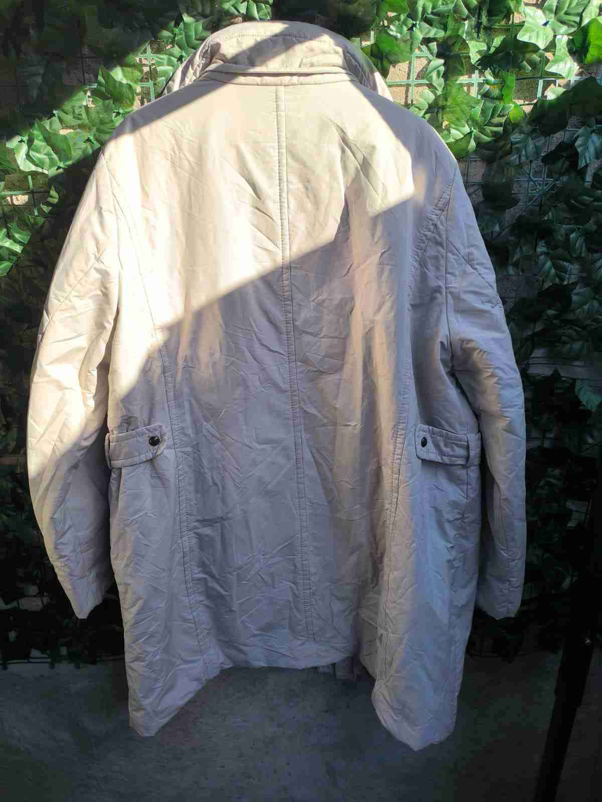 Parka Abrigo beige XL con cuello alto - miniatura 2