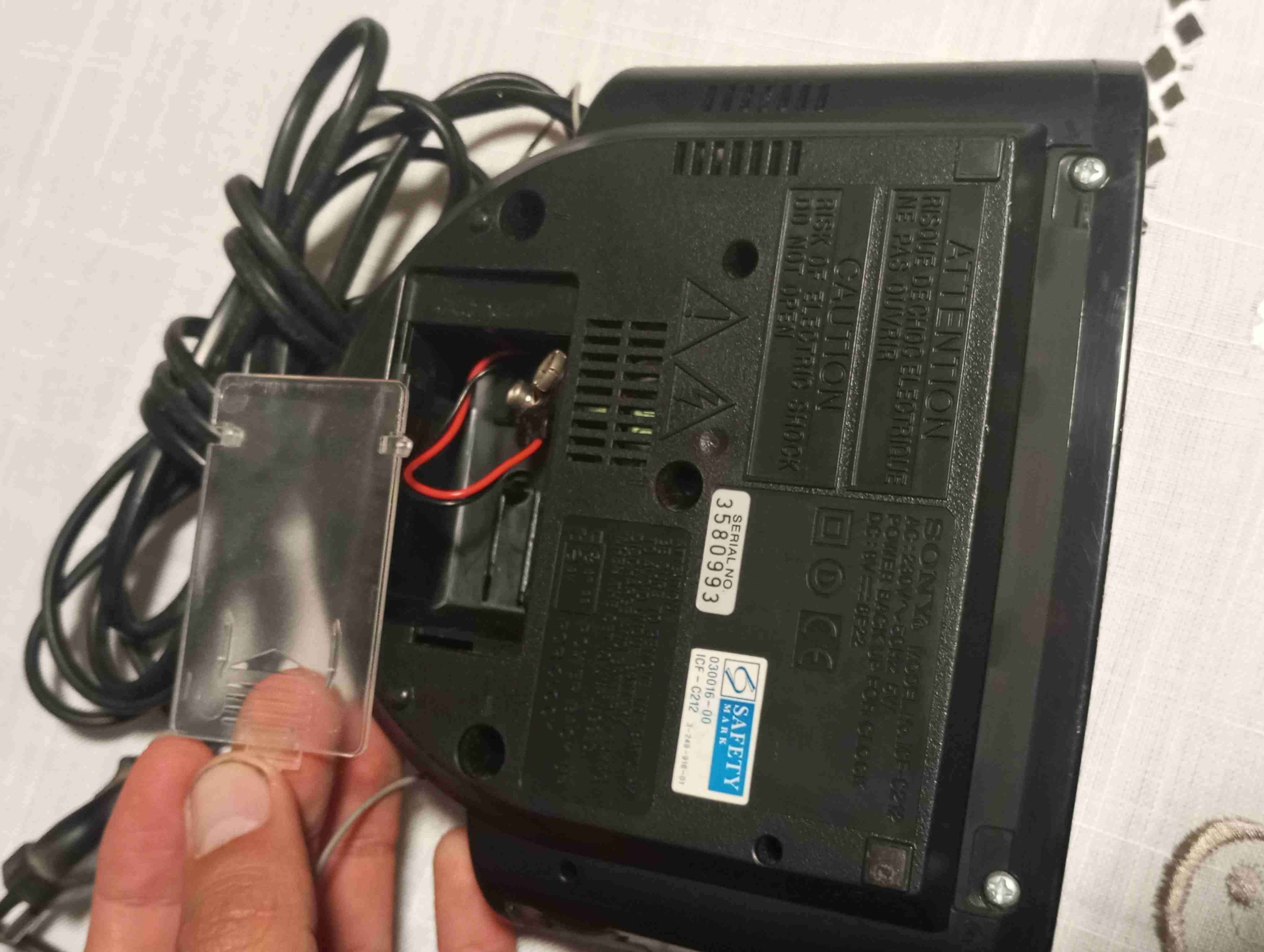 Radio Reloj Sony Dream Machine ICF-C218 - Impecabl - miniatura 2