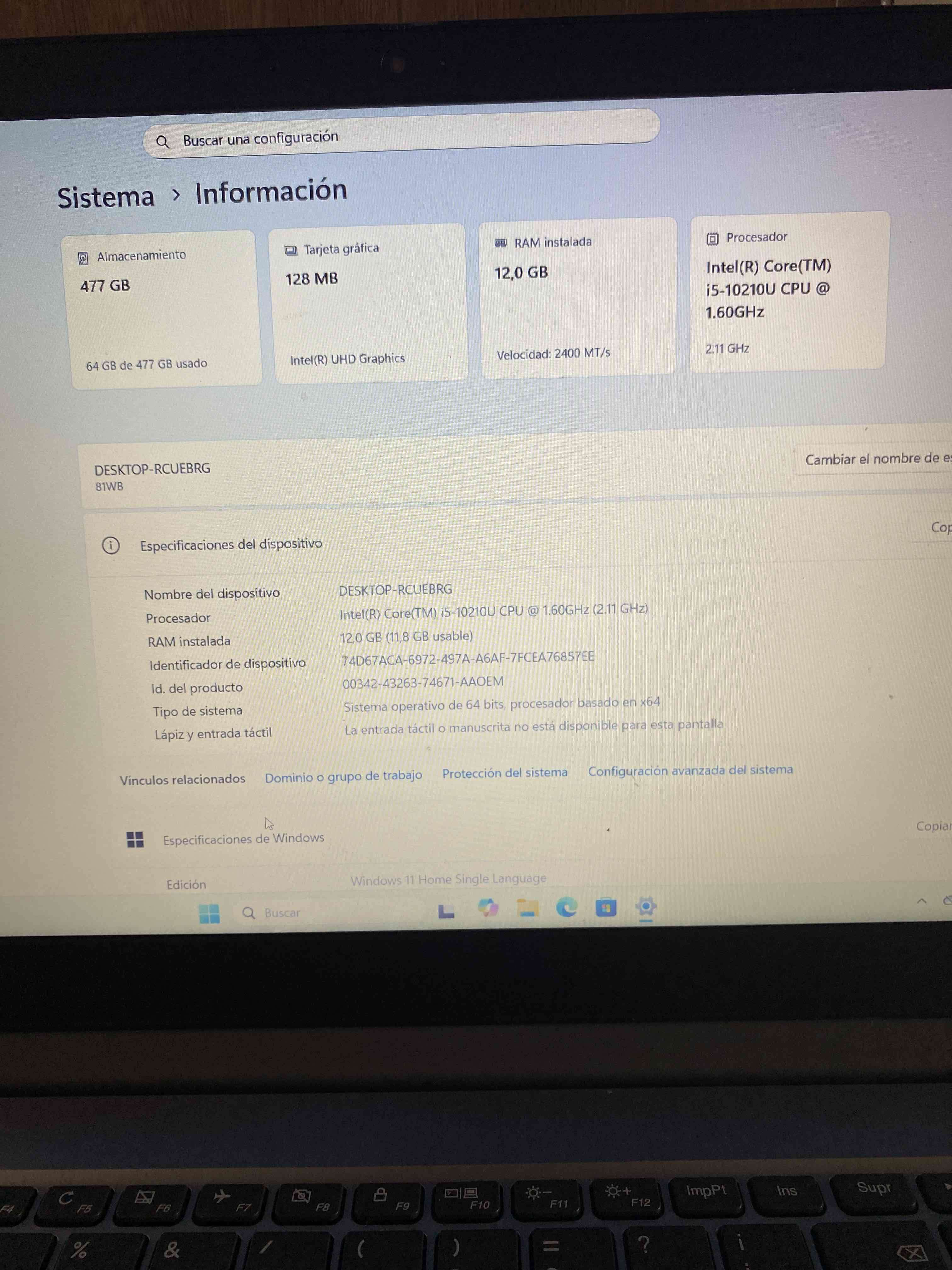 Laptop Lenovo Core i5 - miniatura 5