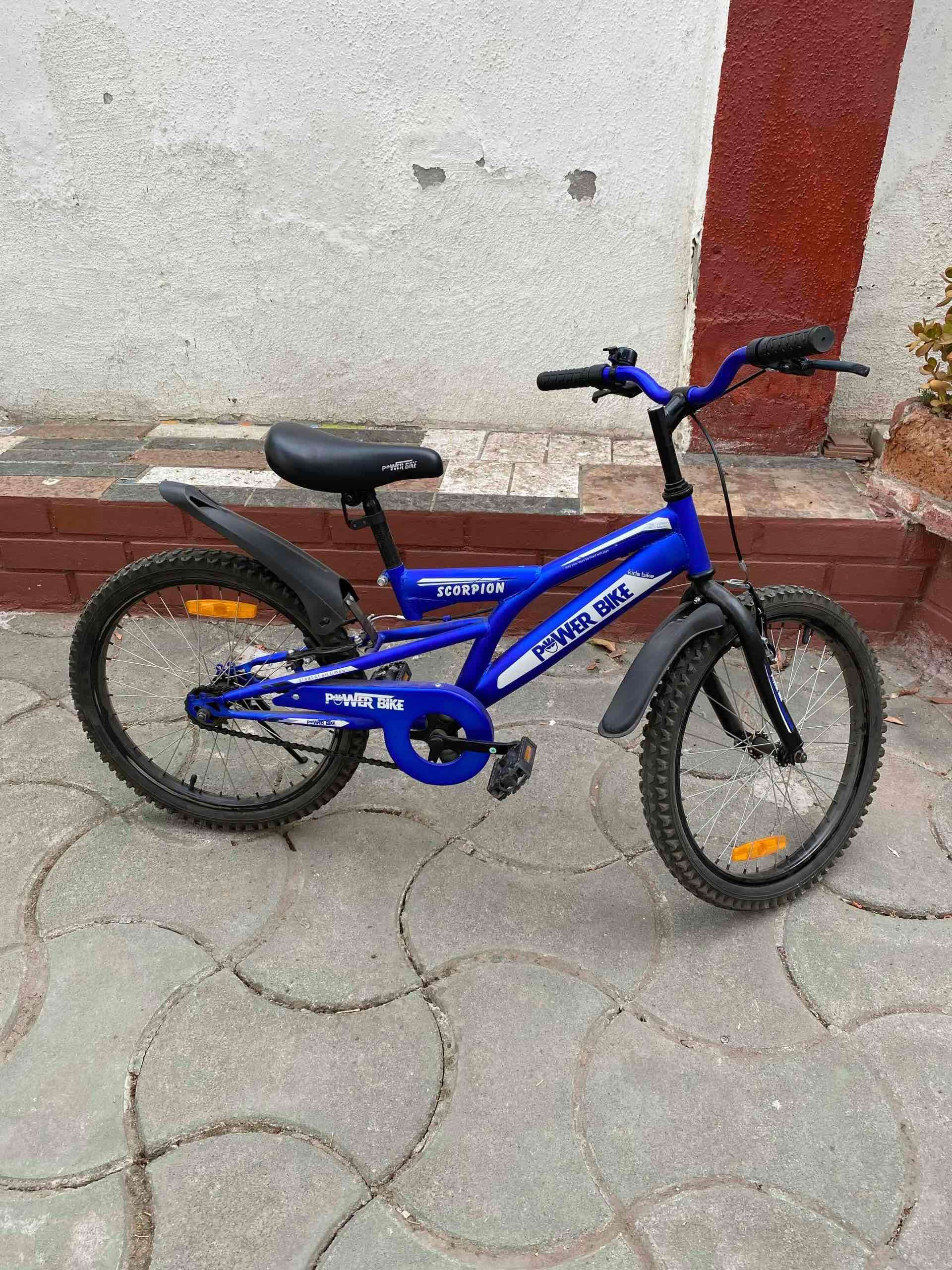 Bicicleta azul Scorpion para niños Aro 16 - miniatura 1