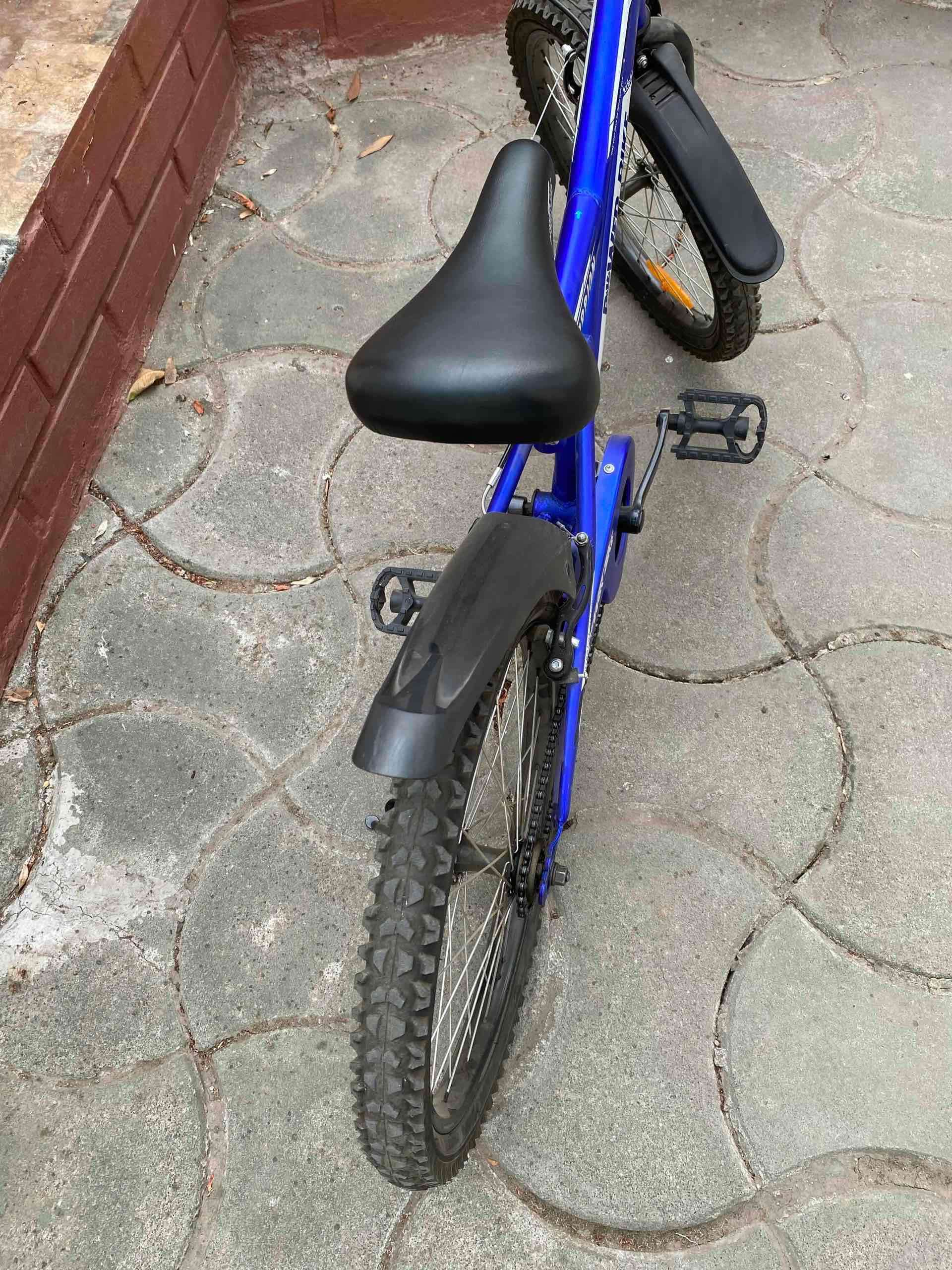 Bicicleta azul Scorpion para niños Aro 16 - miniatura 4