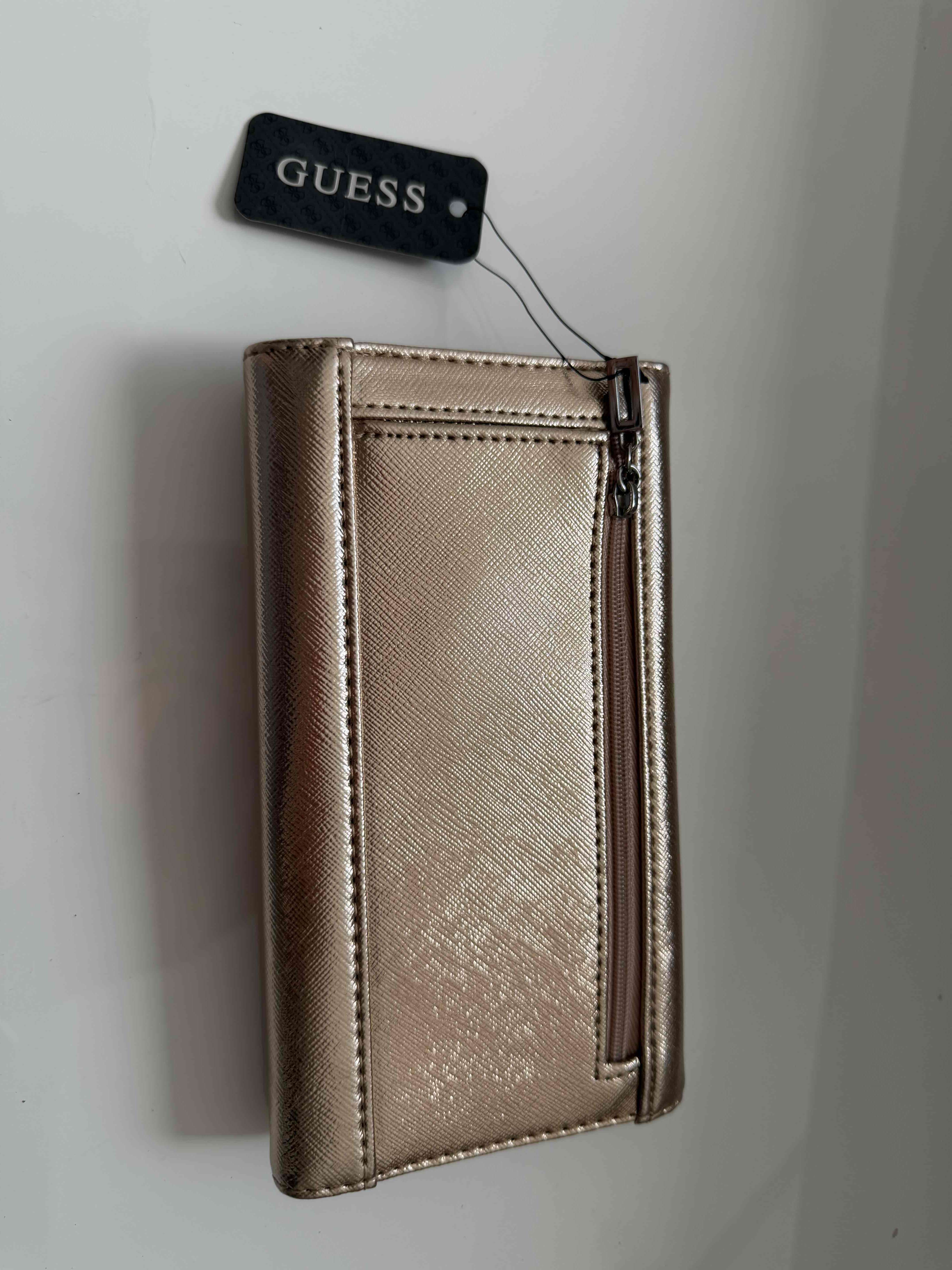 Billetera Guess dorada nueva - miniatura 2
