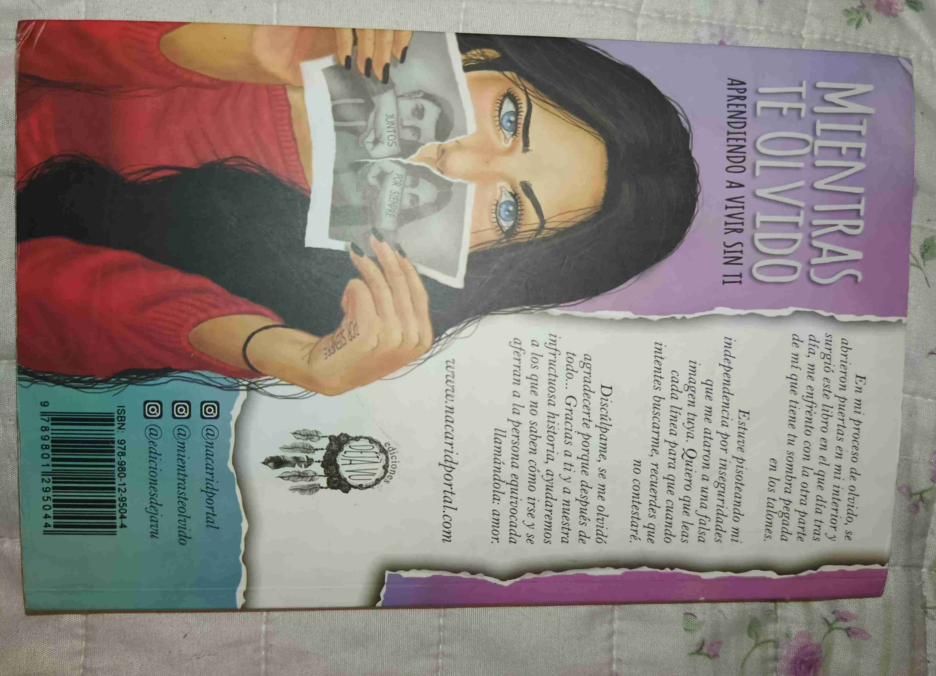 Libro 'Mientras te olvido' 2da edición - miniatura 2