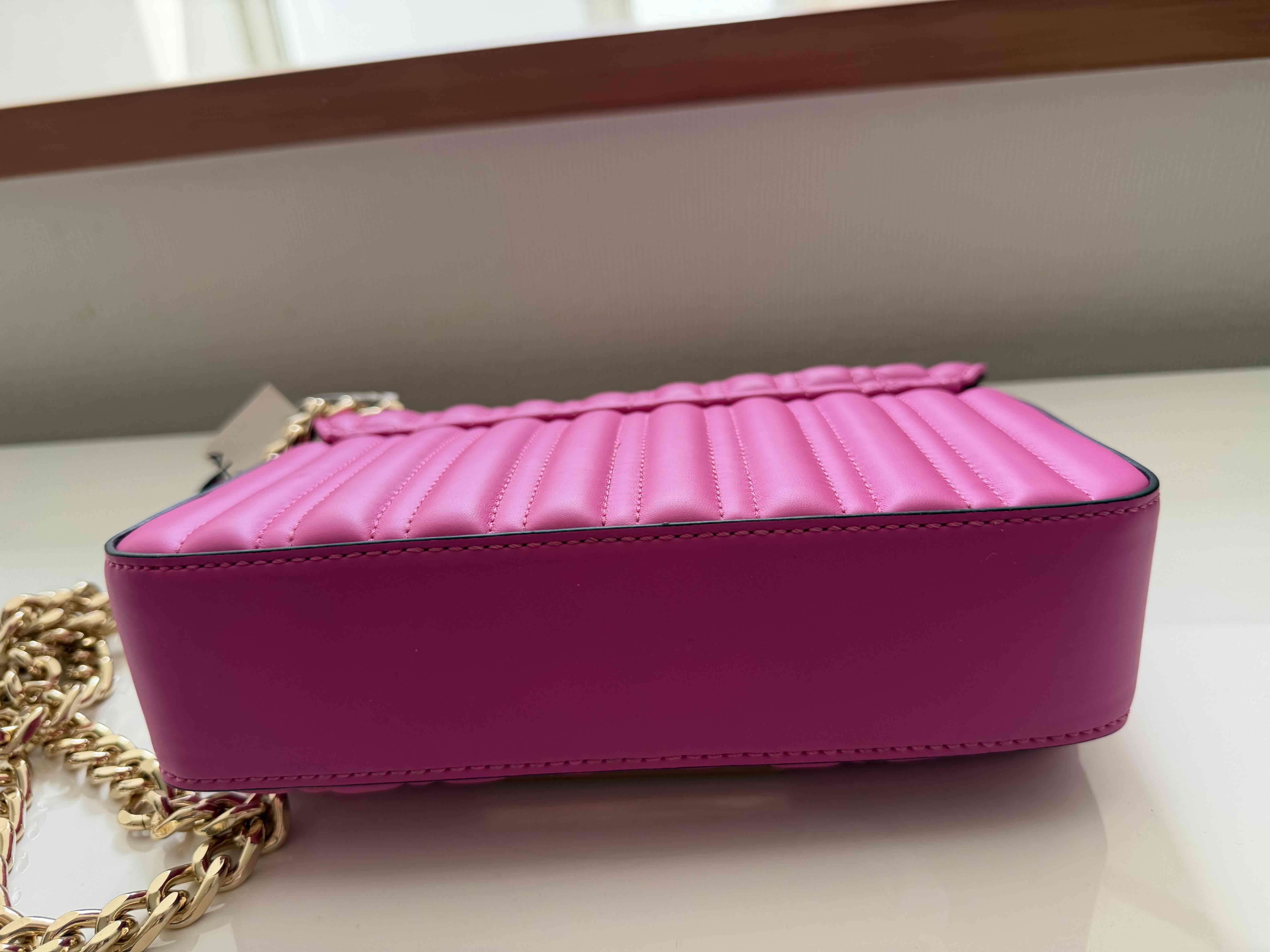 Cartera Aldo rosa con cadena - miniatura 5