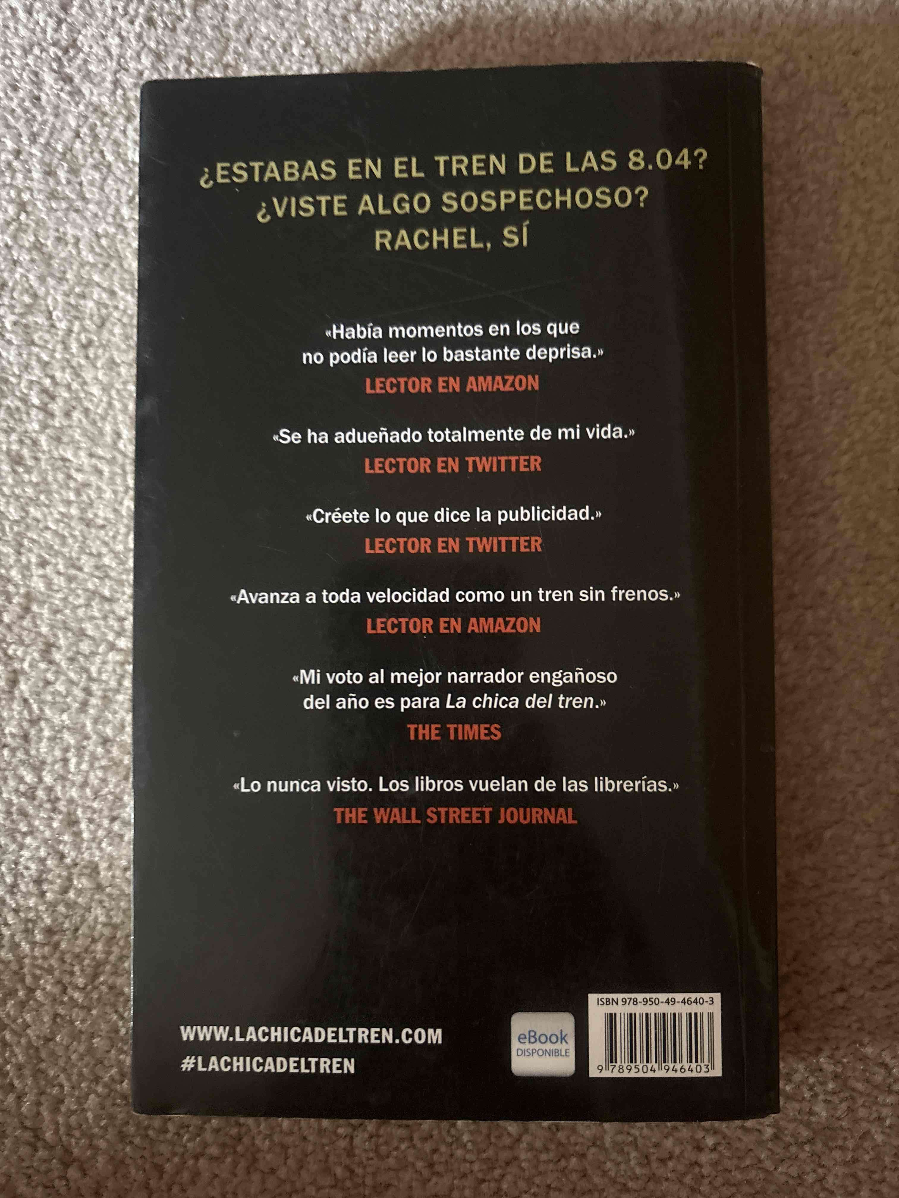 Libro 'La Chica del Tren' - miniatura 2