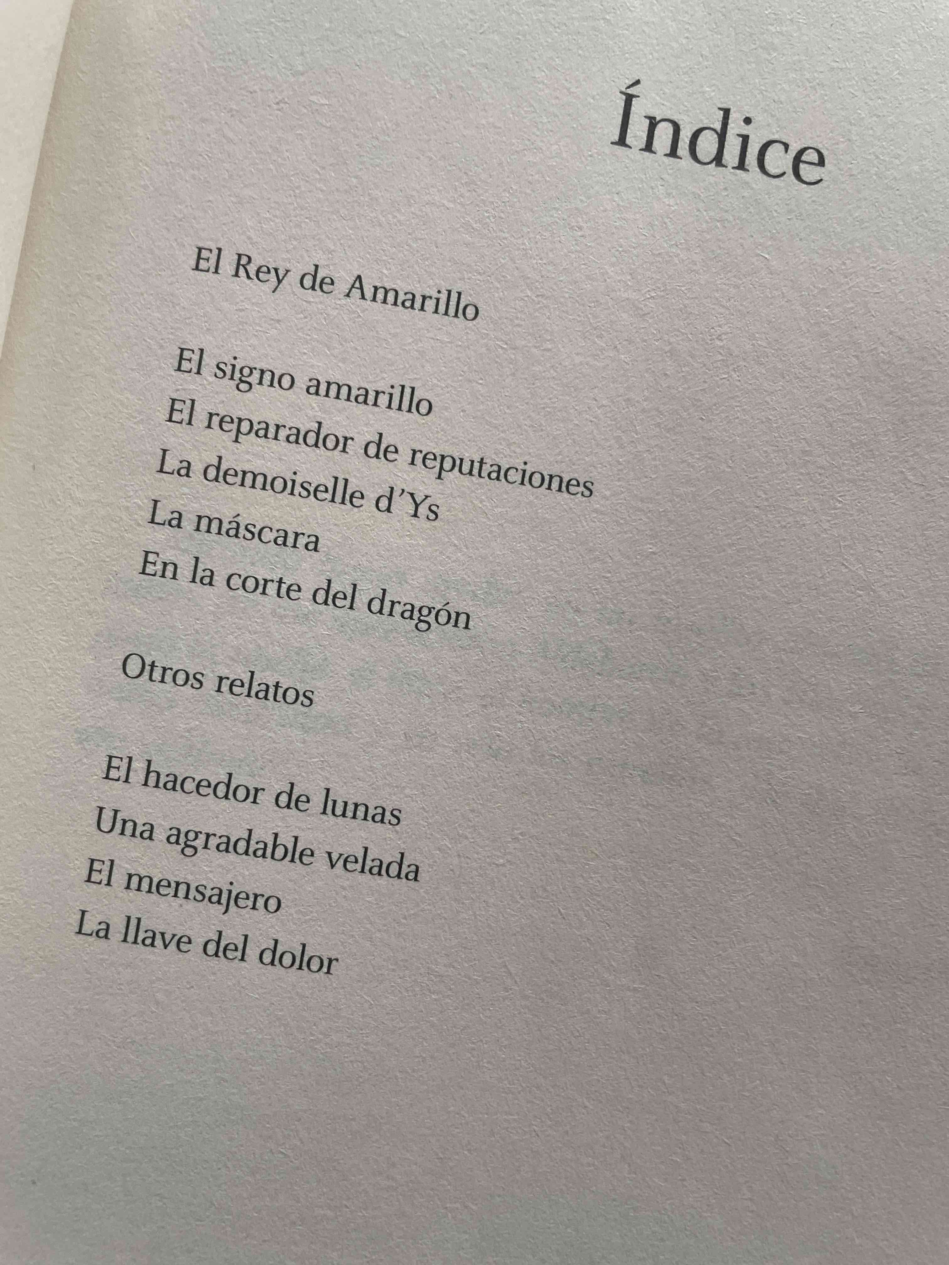 Libro El Rey de Amarillo - miniatura 3