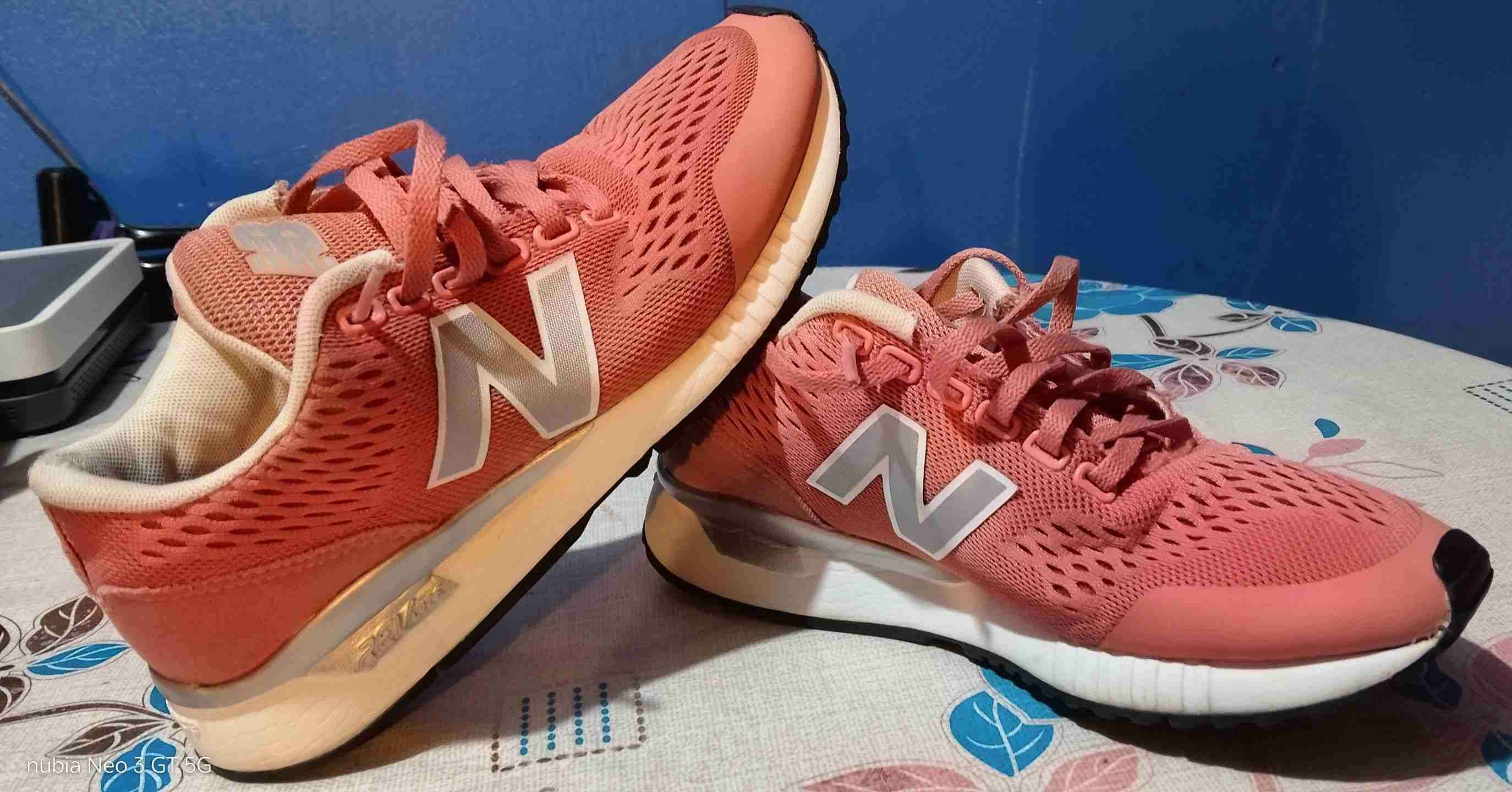 Zapatillas deportivas rosadas New Balance - miniatura 5