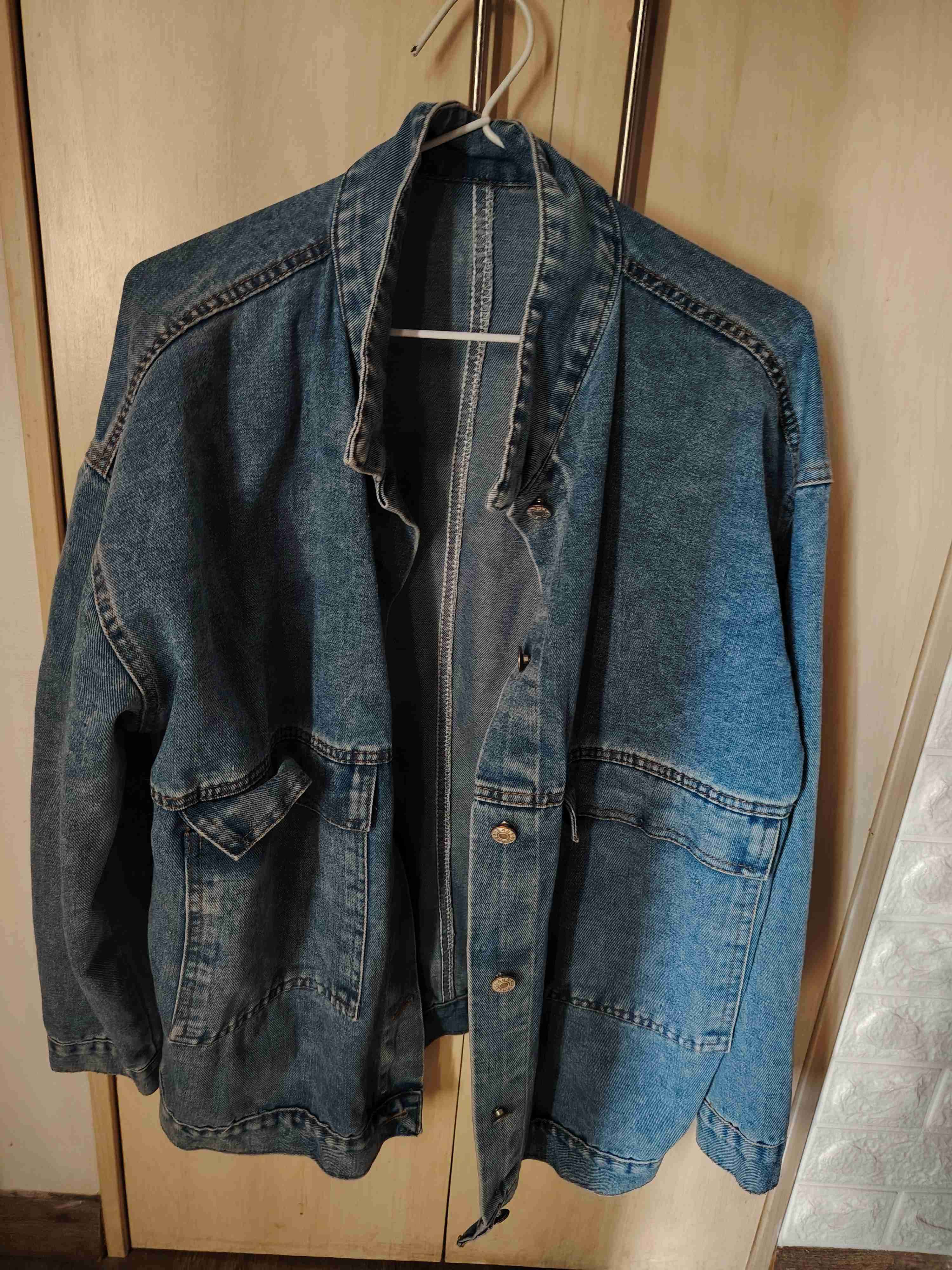 Chaqueta de mezclilla azul claro - miniatura 1