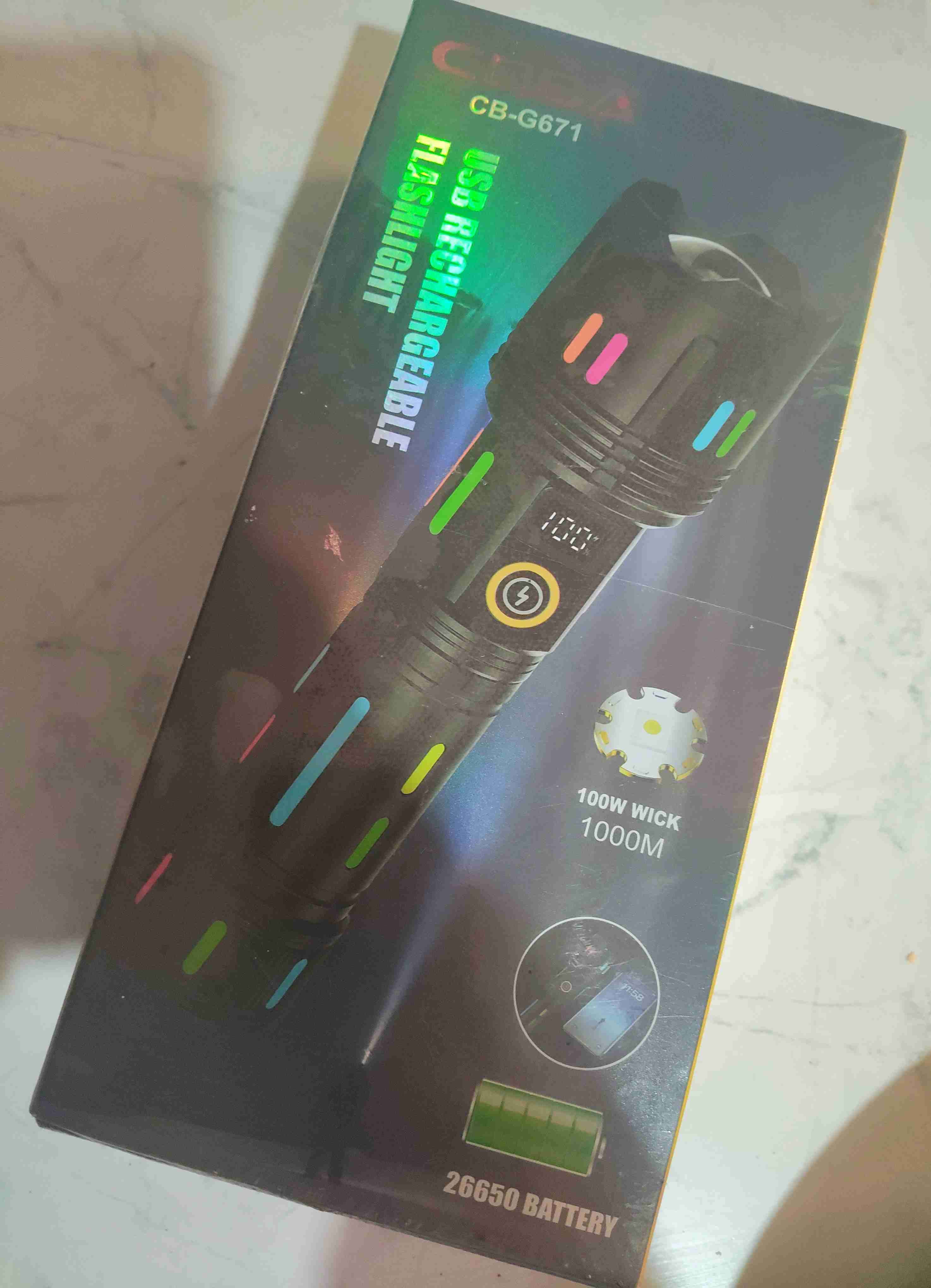 Linterna recargable COBA CB-G671