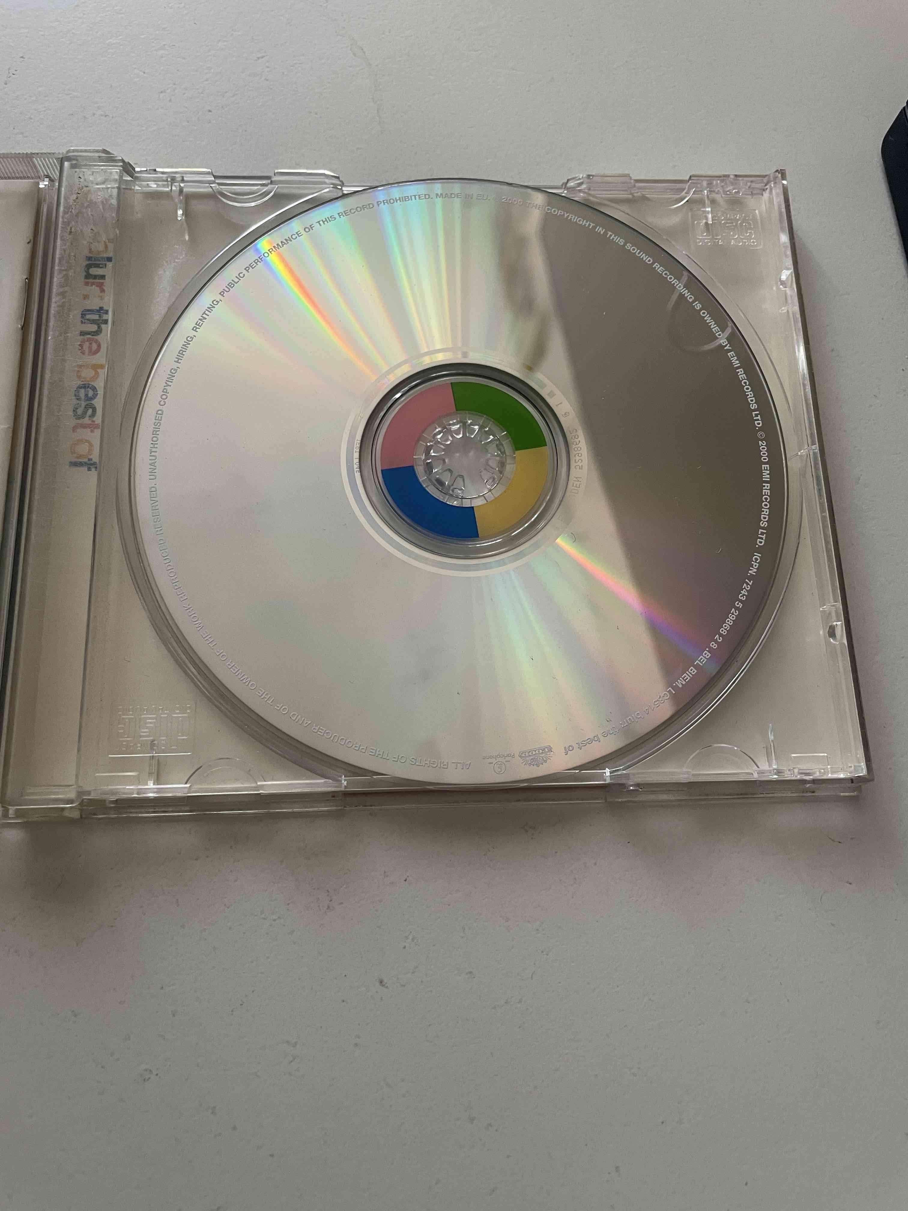 CD Blur The Best Of (CD original 2000, UE) - miniatura 3