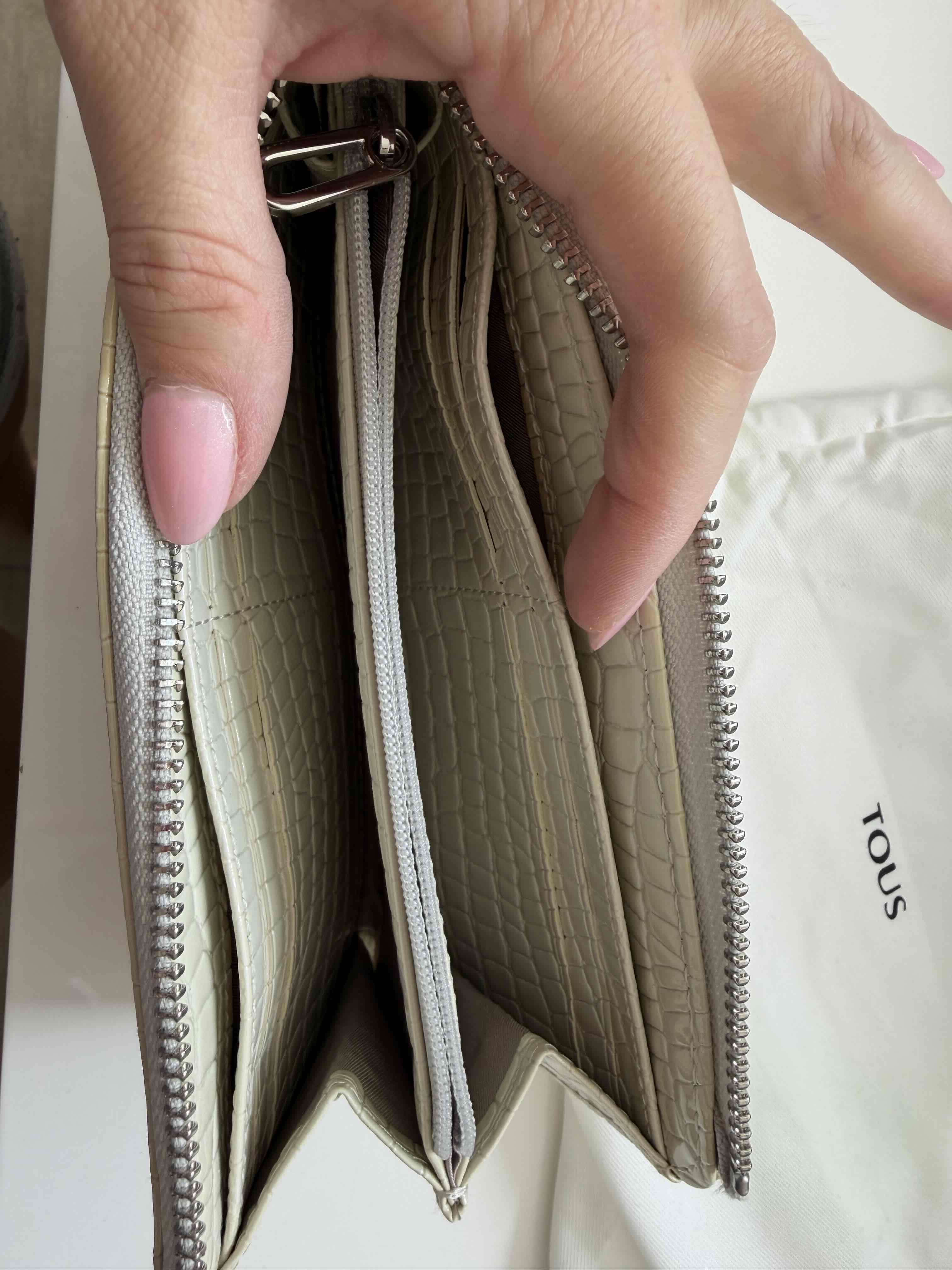 Billetera beige Tous nueva - miniatura 3