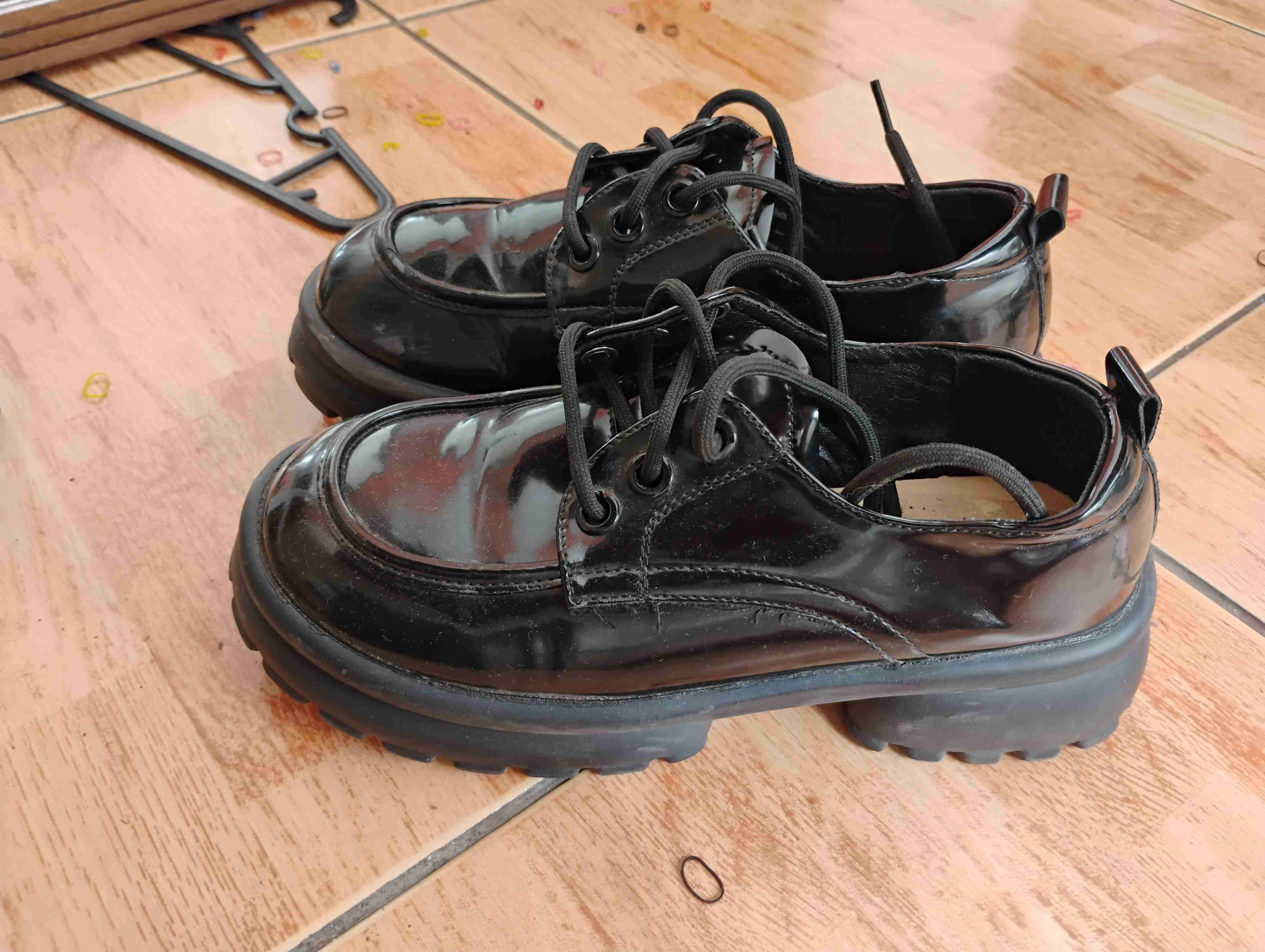 Zapatos negros estilo formal talla 38 - miniatura 2