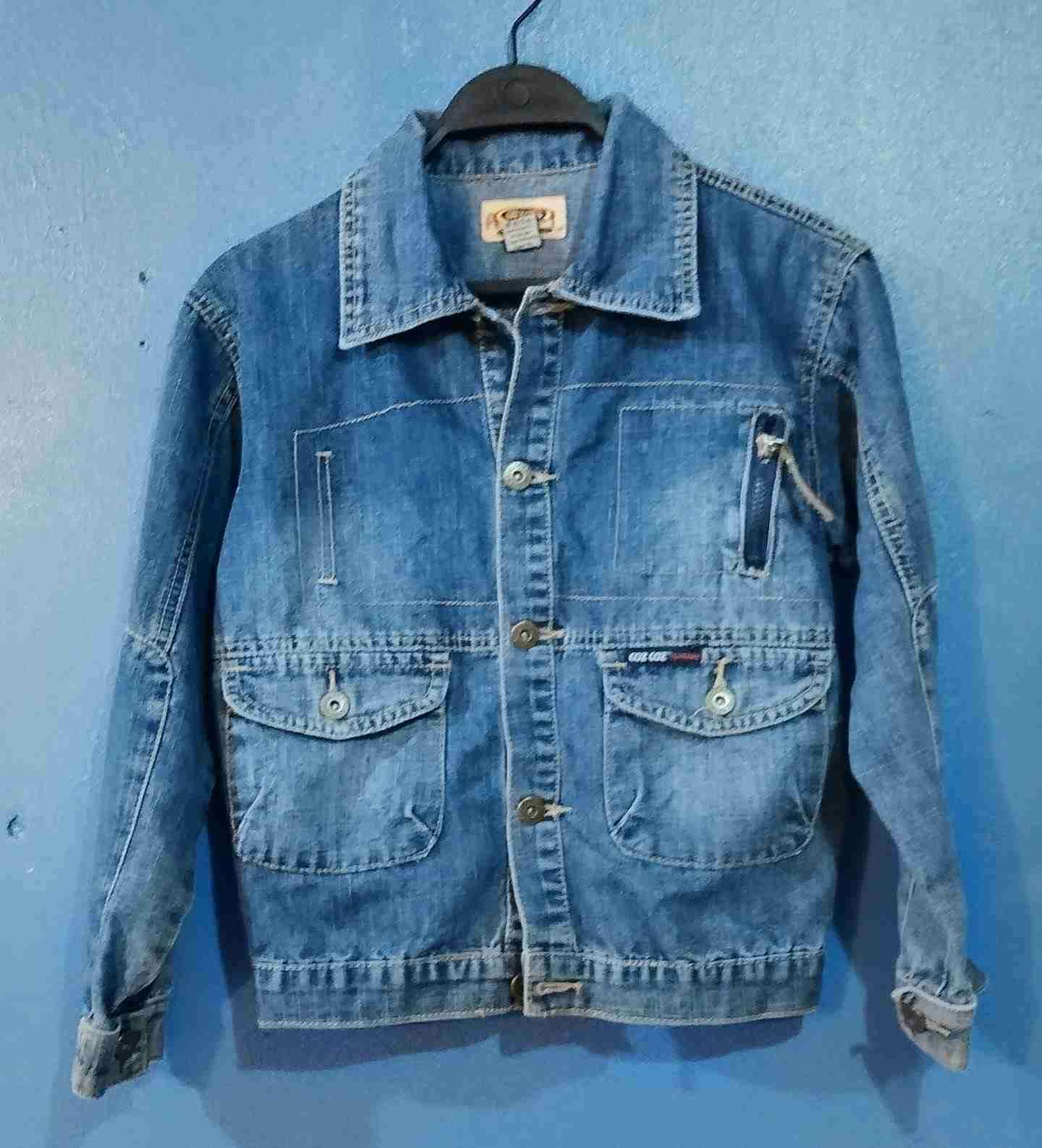 Chaqueta de mezclilla azul - miniatura 1