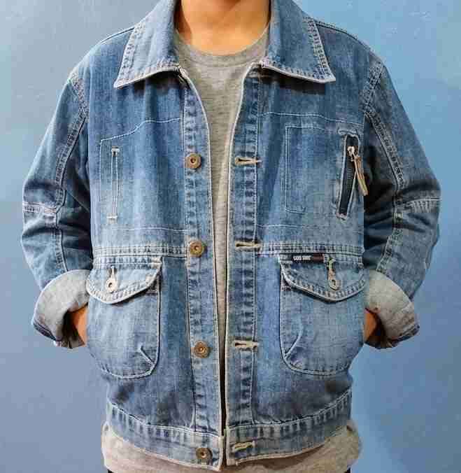 Chaqueta de mezclilla azul - miniatura 2