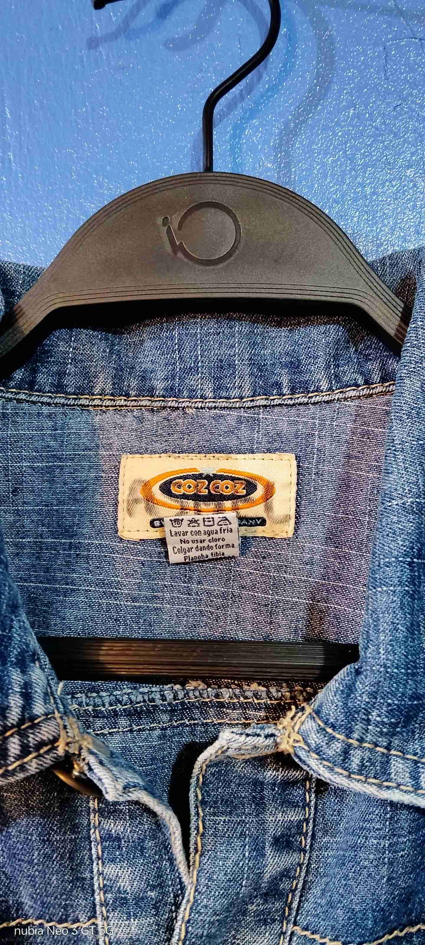 Chaqueta de mezclilla azul - miniatura 4