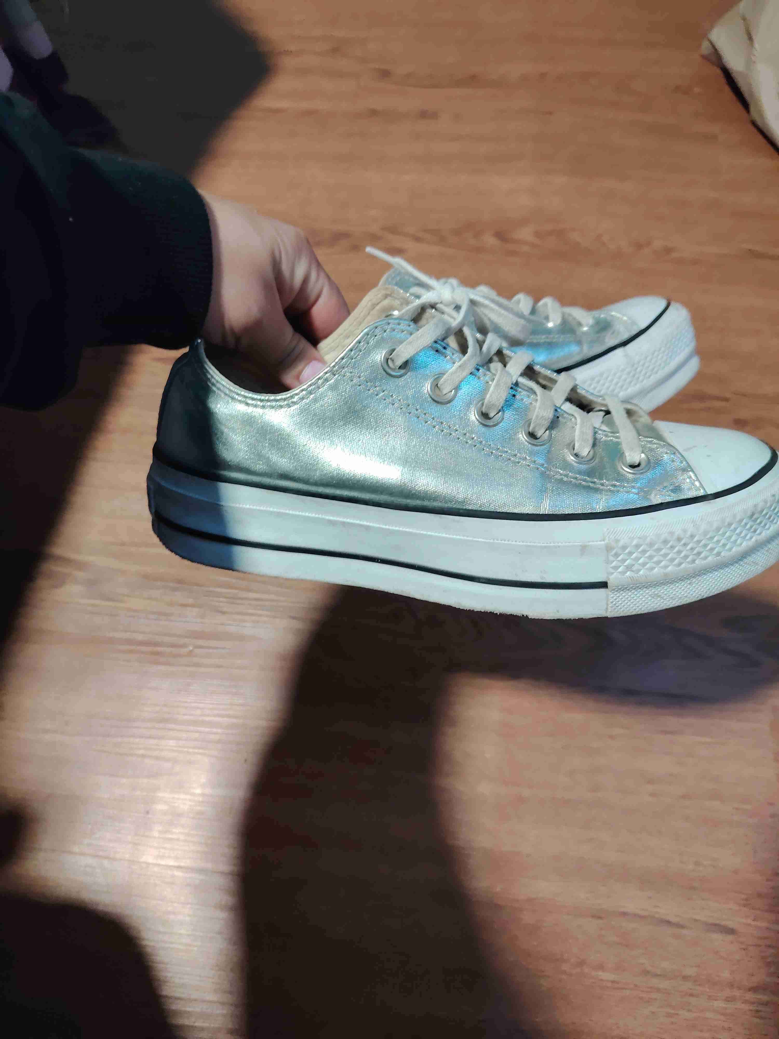 Zapatillas doradas  Converse 37 24 CM - miniatura 3