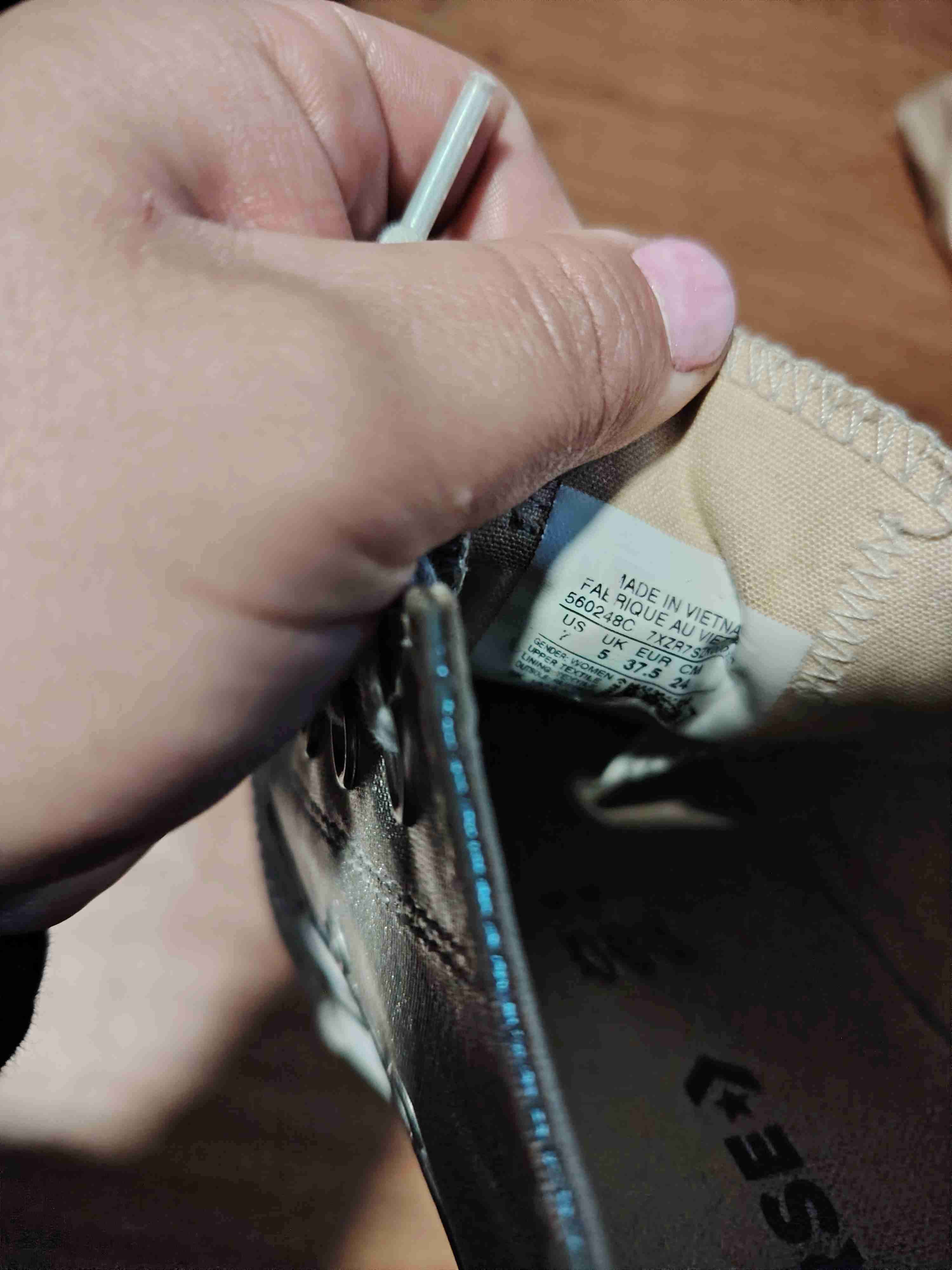 Zapatillas doradas  Converse 37 24 CM - miniatura 5