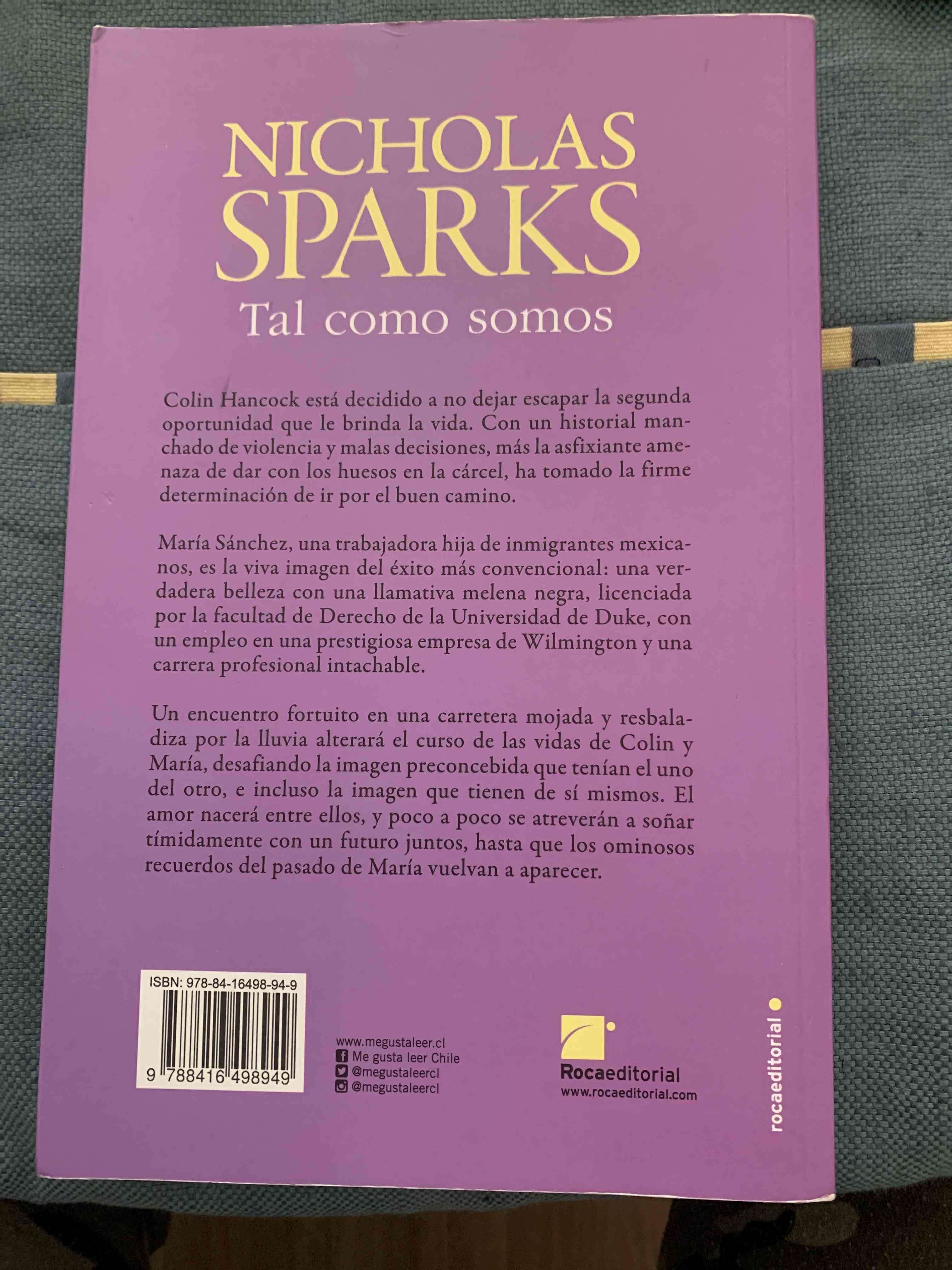 Libro Tal como somos - Nicholas Sparks - miniatura 2