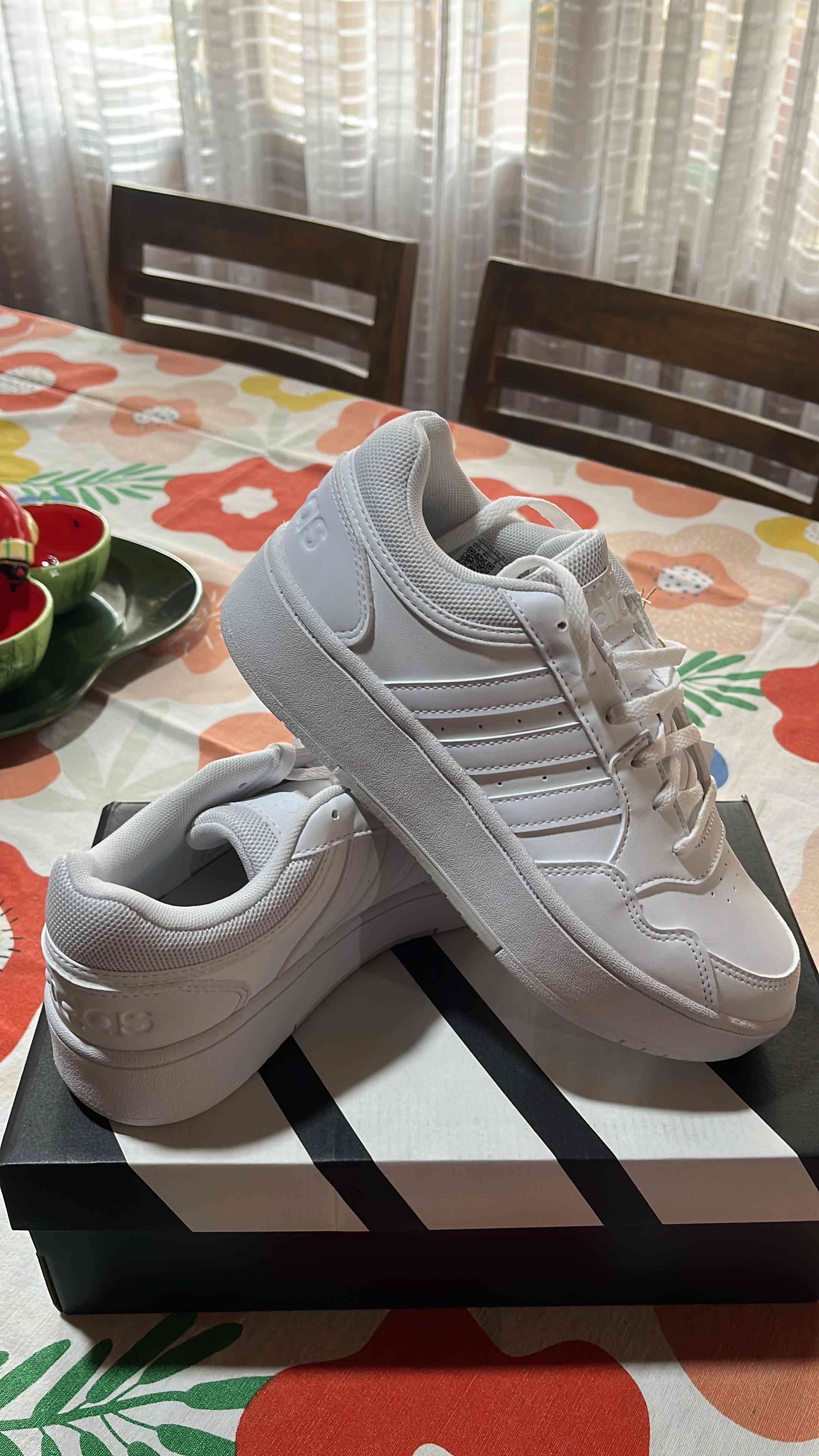 Zapatillas blancas Adidas Hoops 3.0 - miniatura 2