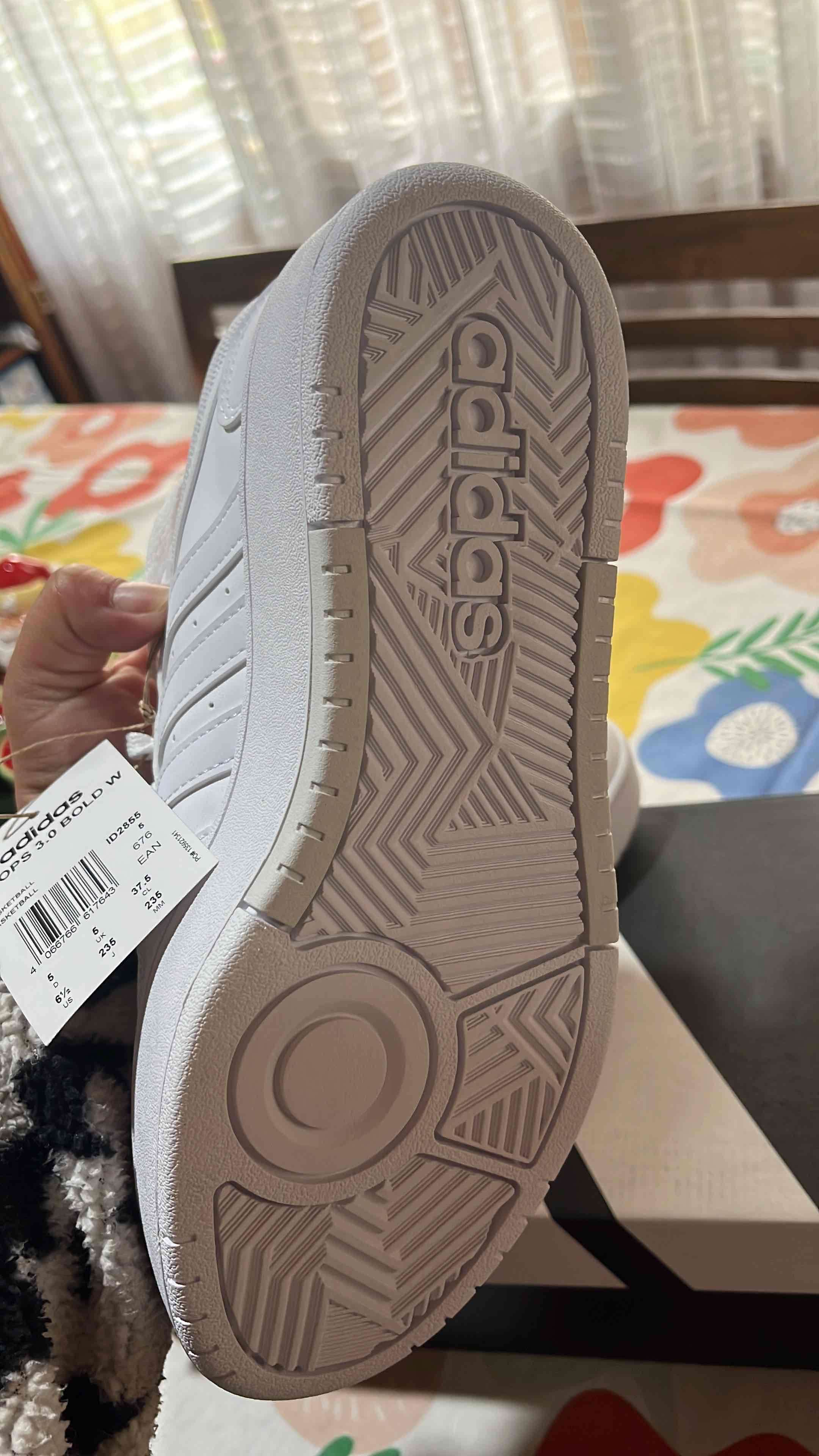 Zapatillas blancas Adidas Hoops 3.0 - miniatura 3