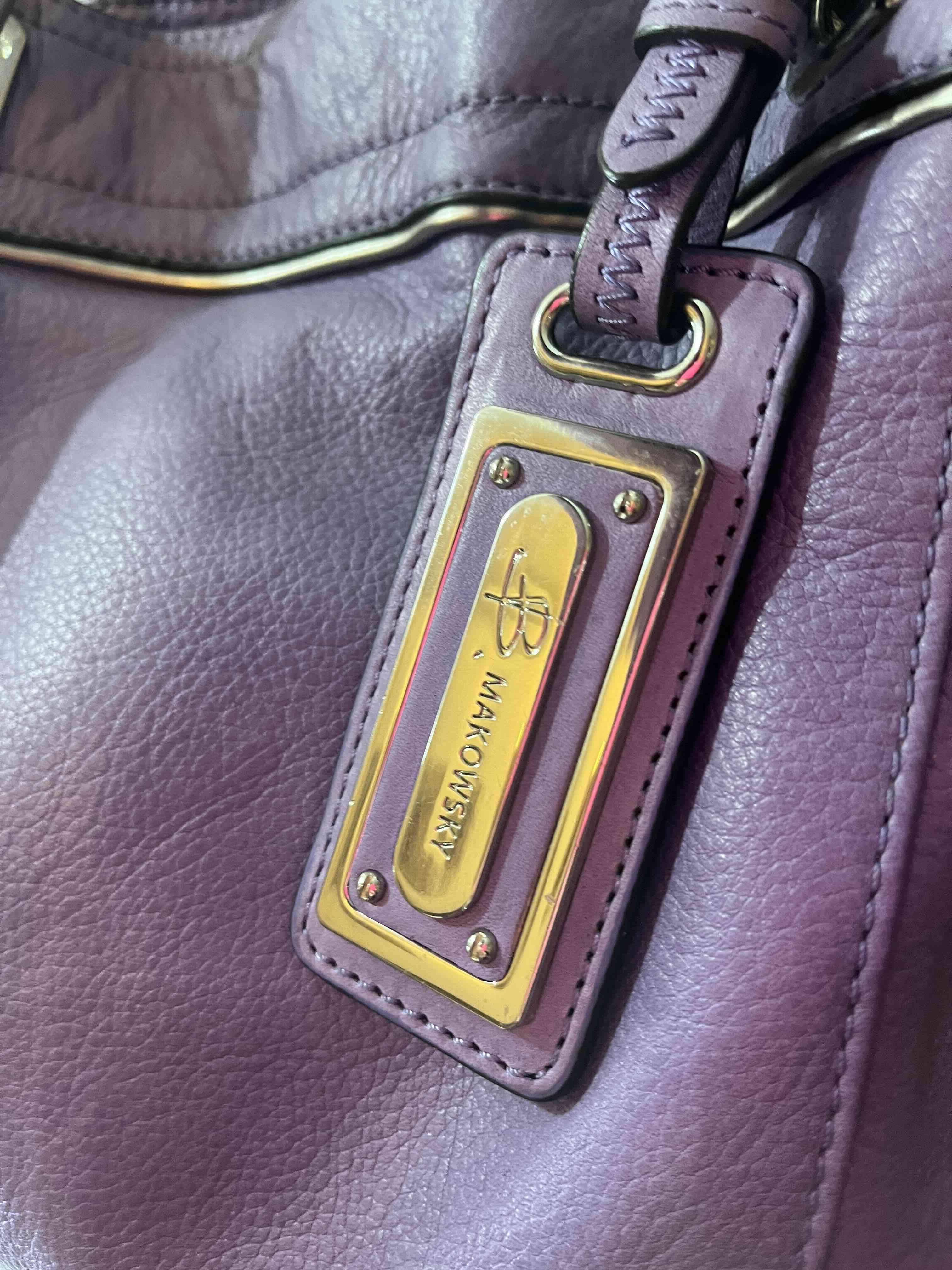 Bolso morado de cuero  bmakowsky - miniatura 3