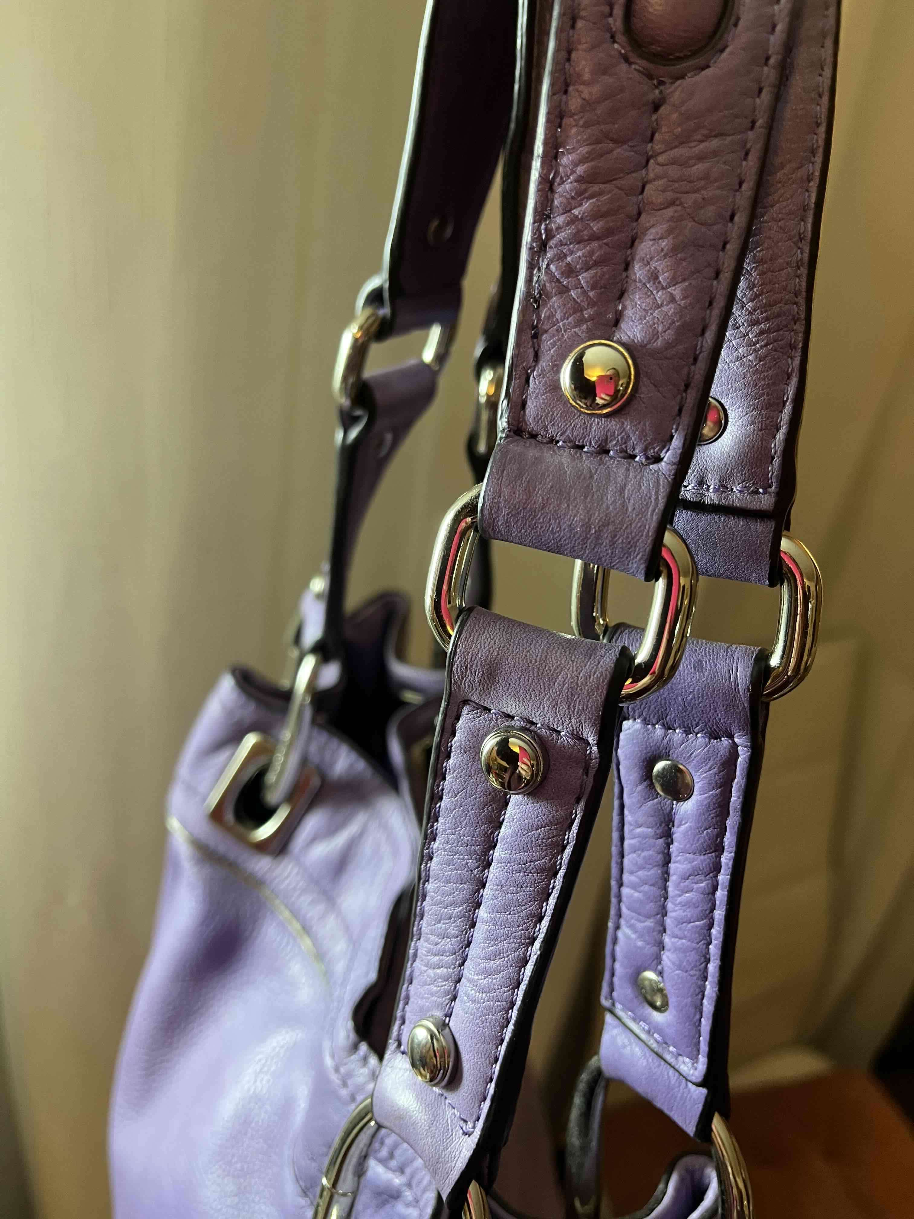 Bolso morado de cuero  bmakowsky - miniatura 4
