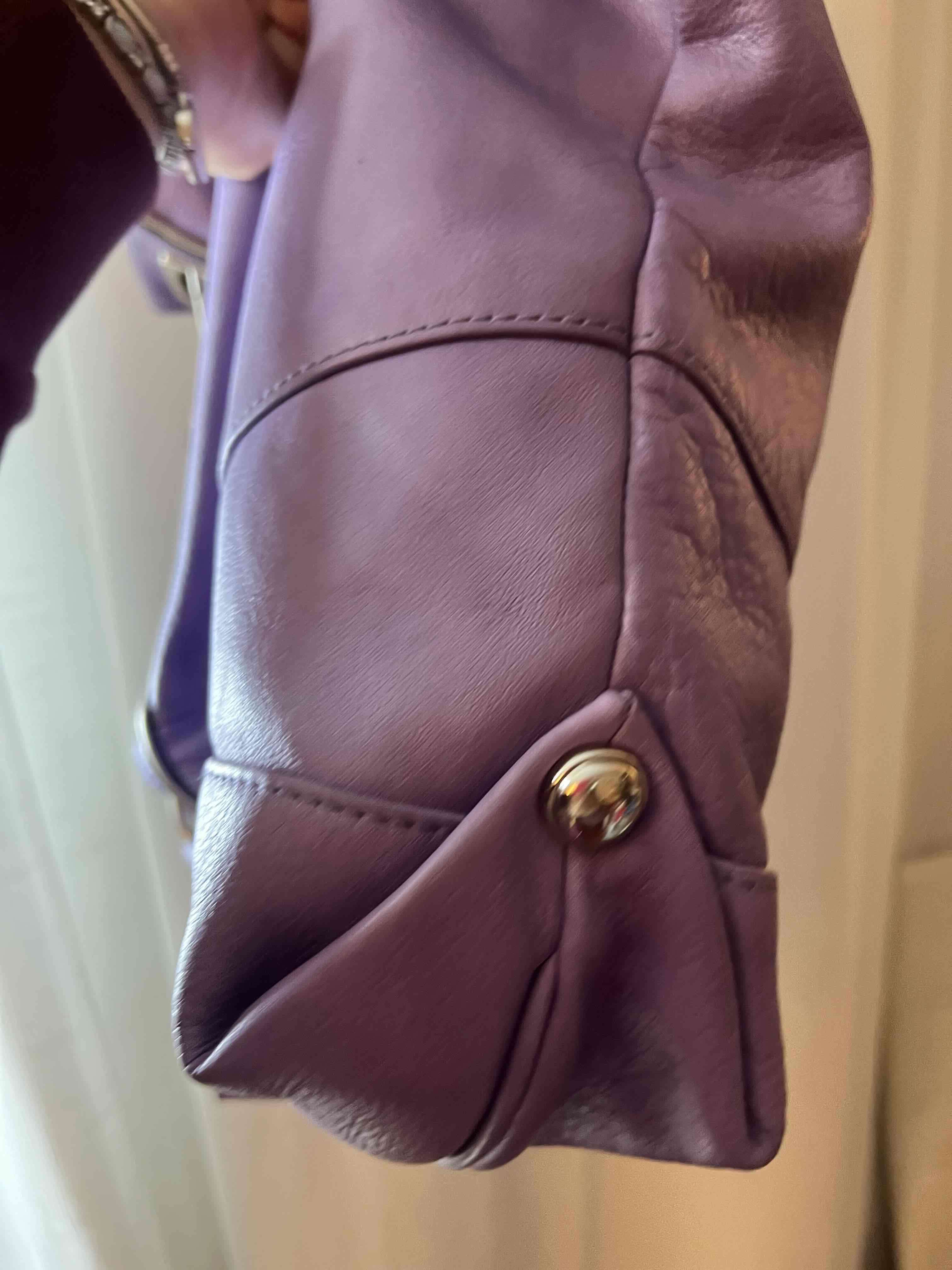 Bolso morado de cuero  bmakowsky - miniatura 5