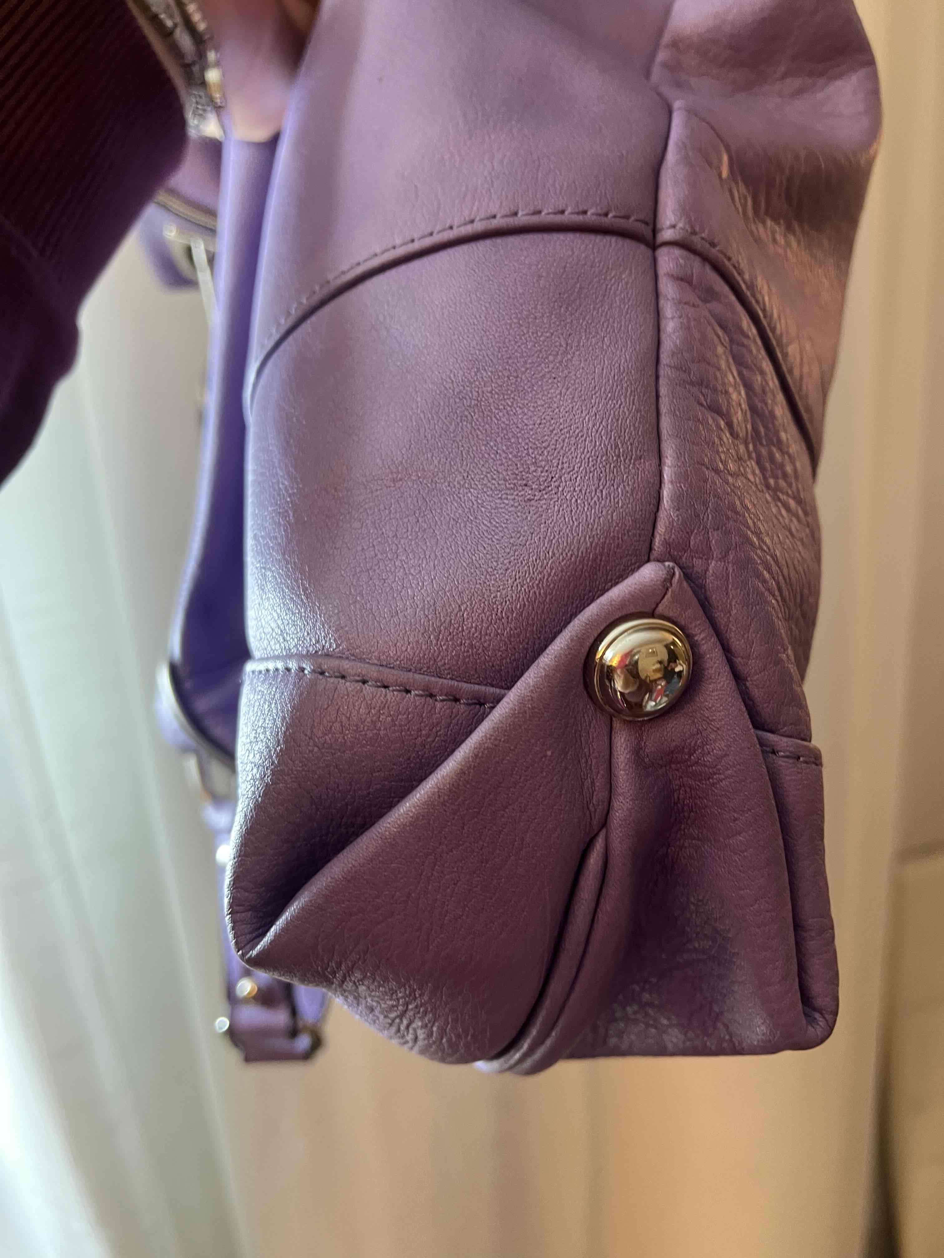 Bolso morado de cuero  bmakowsky - miniatura 6