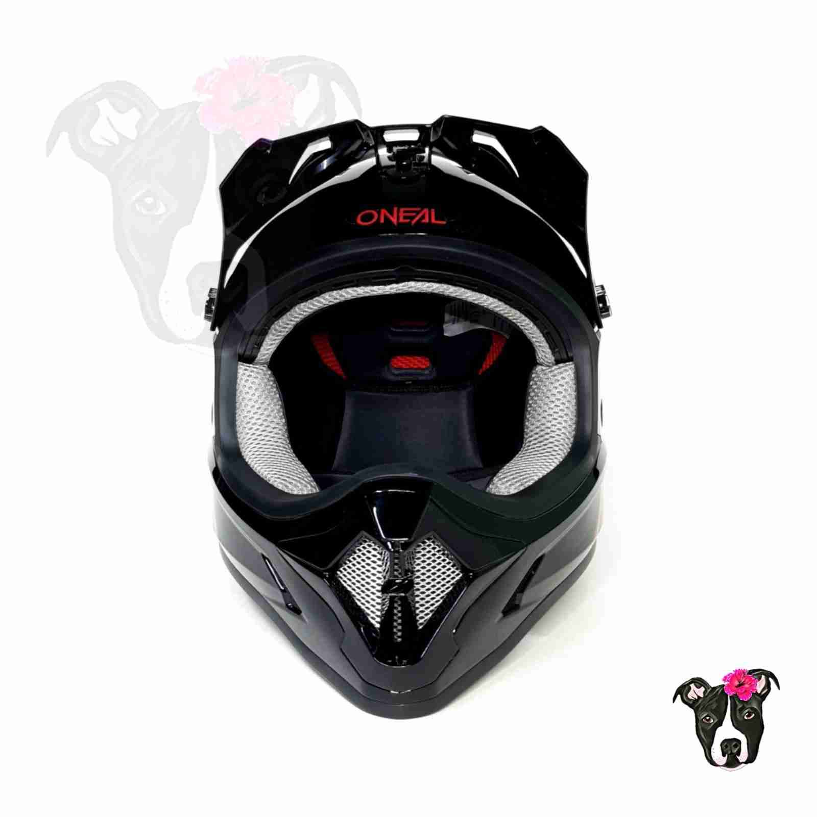 Casco motocross negro O'Neal - miniatura 1