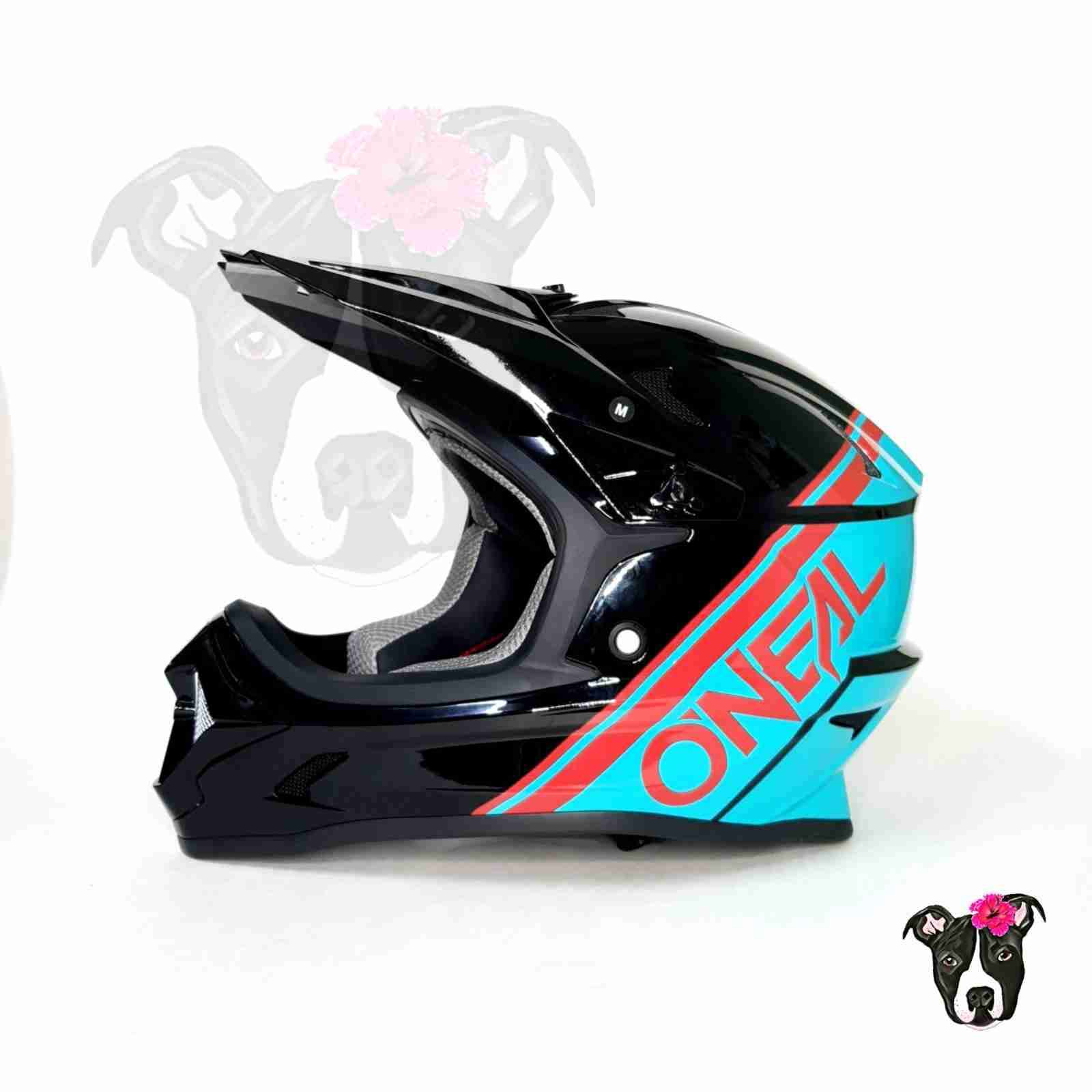 Casco motocross negro O'Neal - miniatura 2