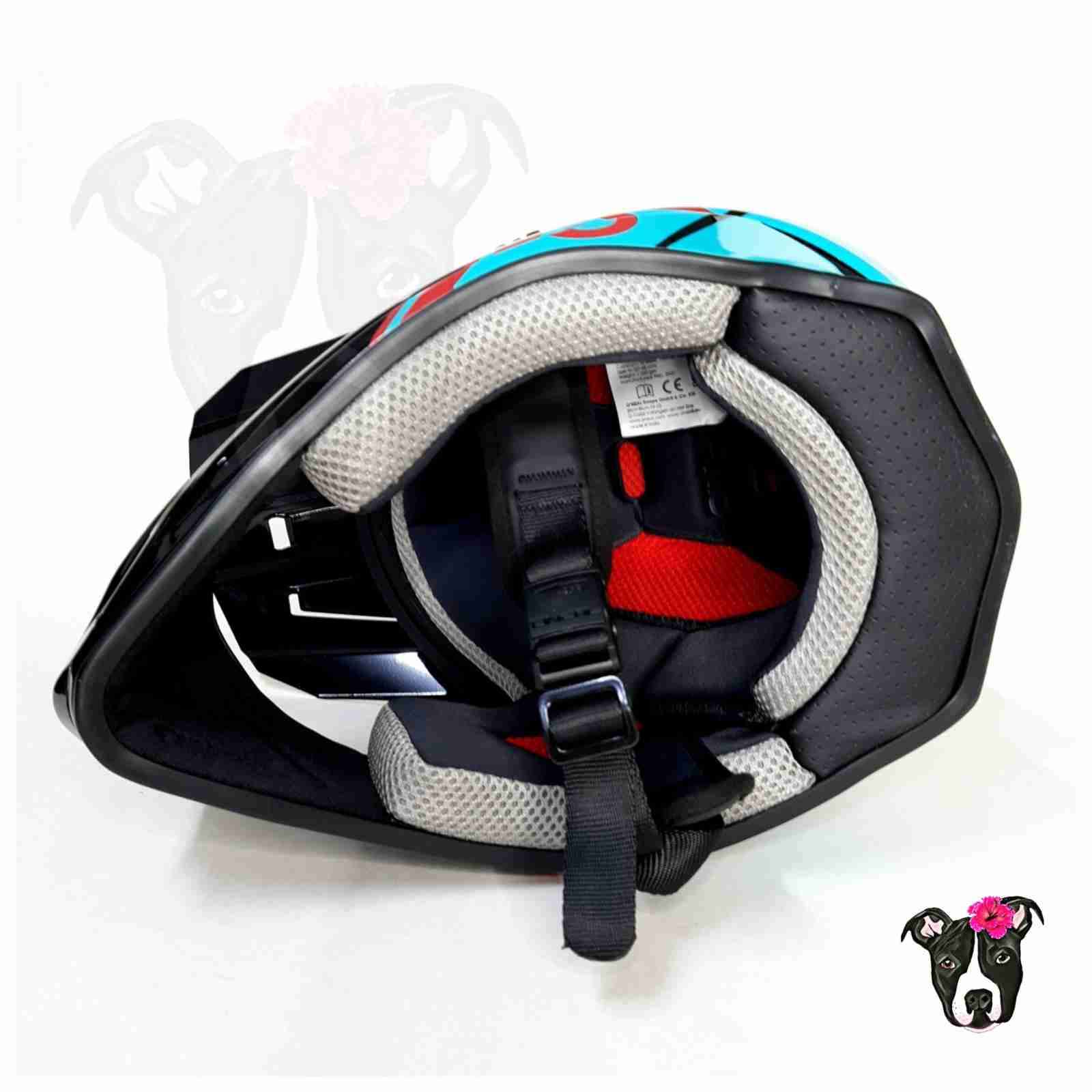 Casco motocross negro O'Neal - miniatura 3