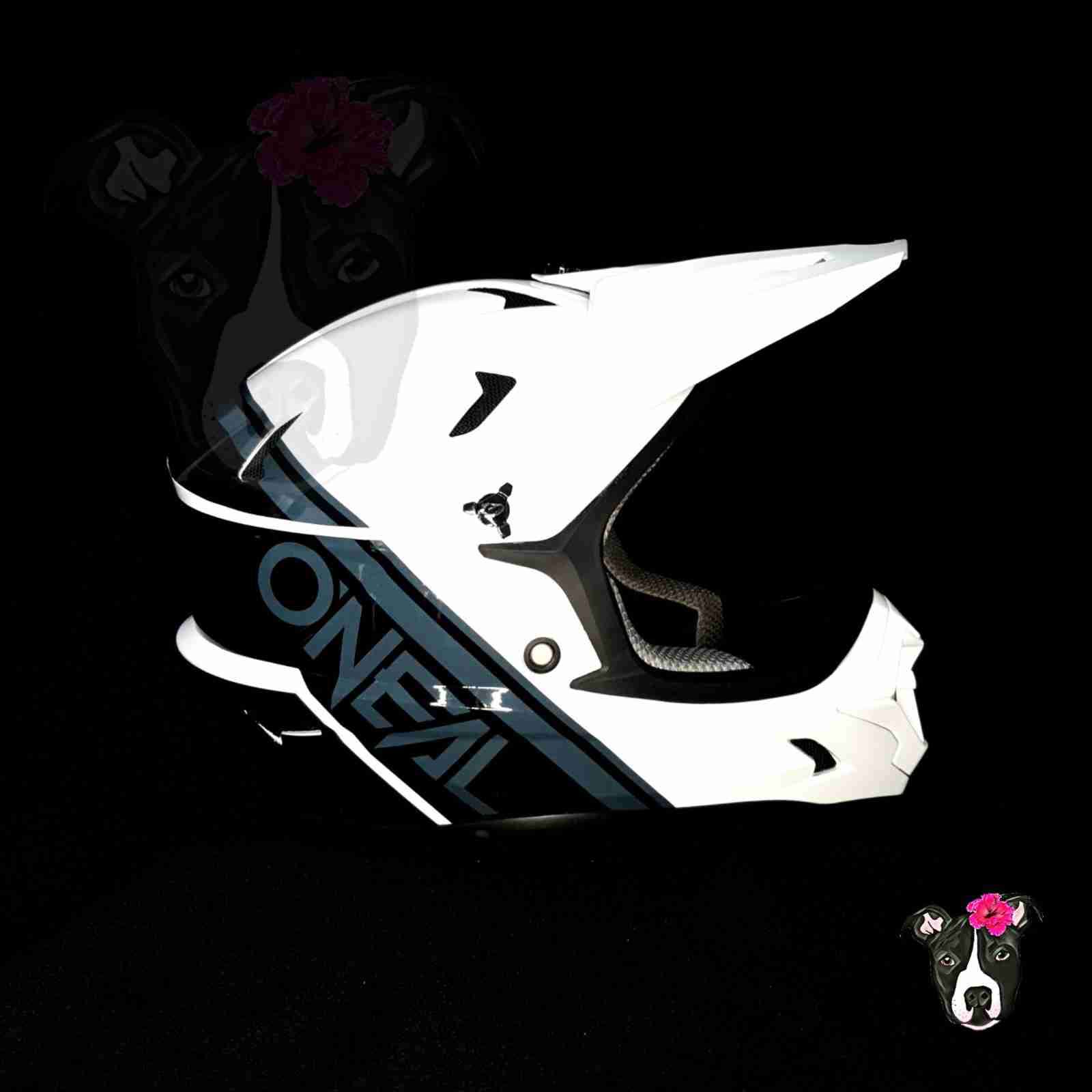 Casco motocross negro O'Neal - miniatura 4