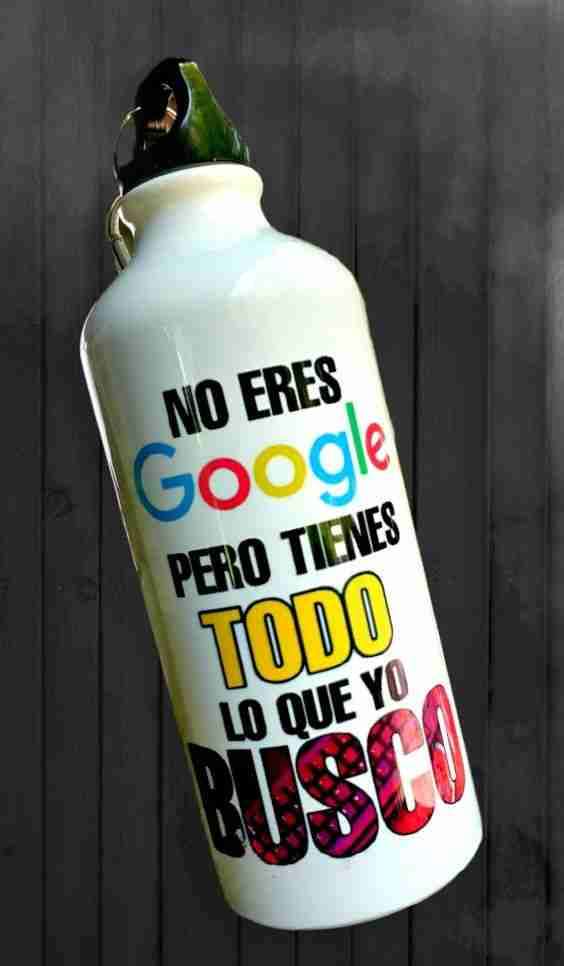 Botella de agua con frase divertida - miniatura 1