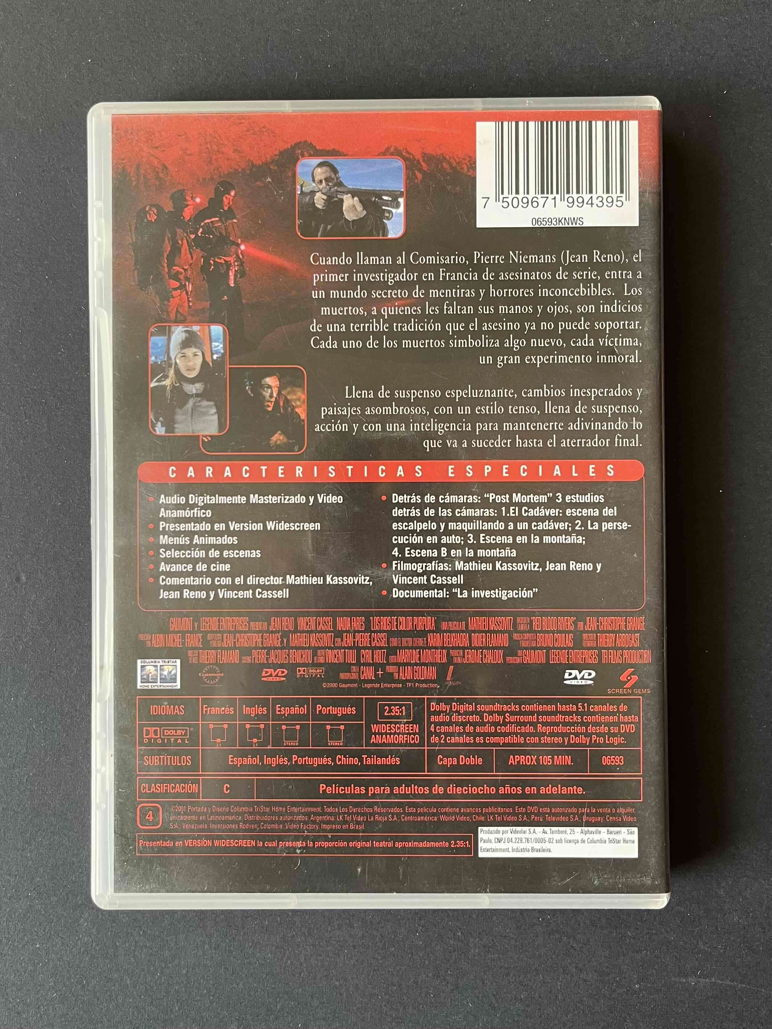 DVD Los ríos de color púrpura - miniatura 2