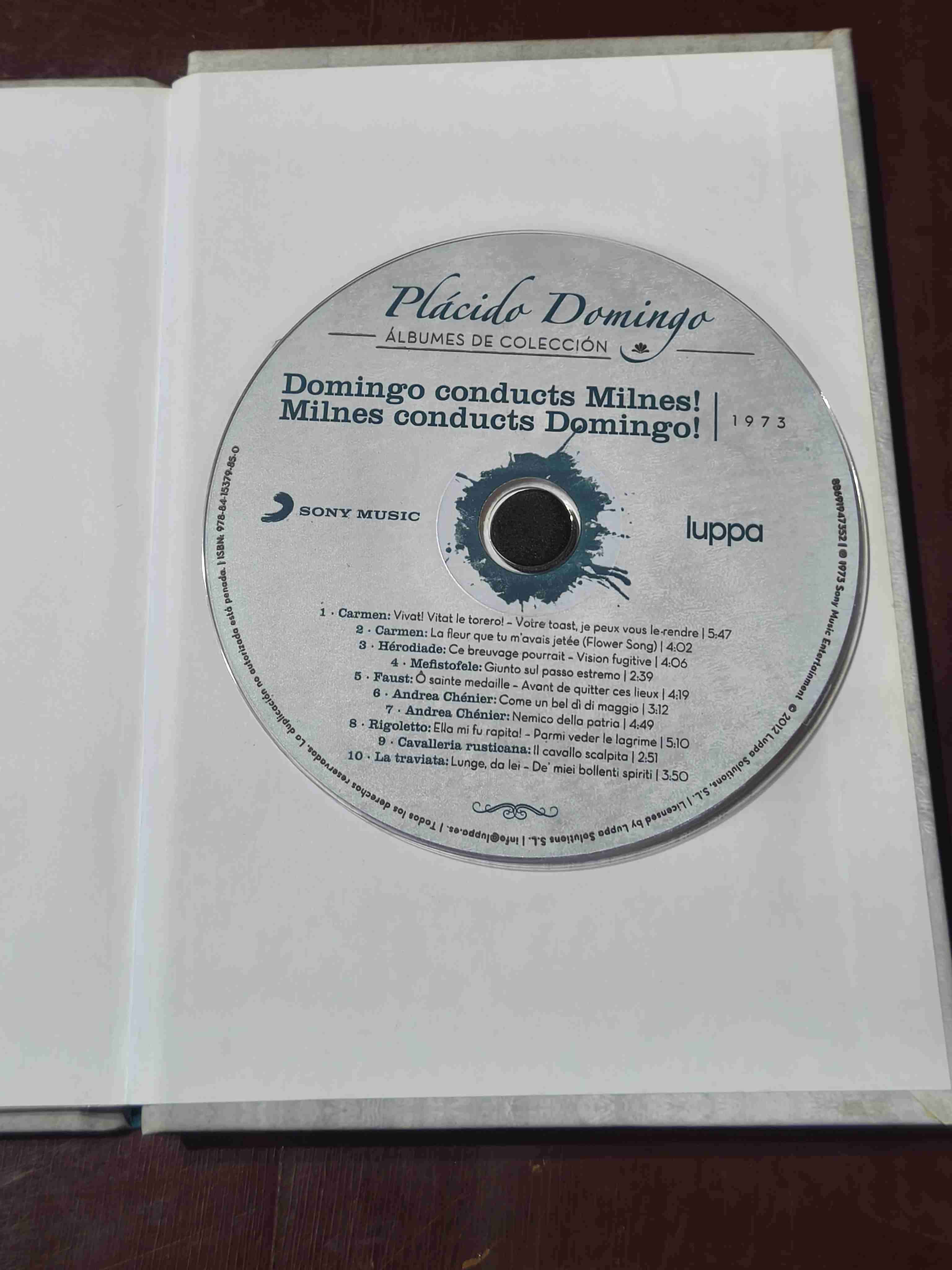 Álbum de colección Plácido Domingo - miniatura 3