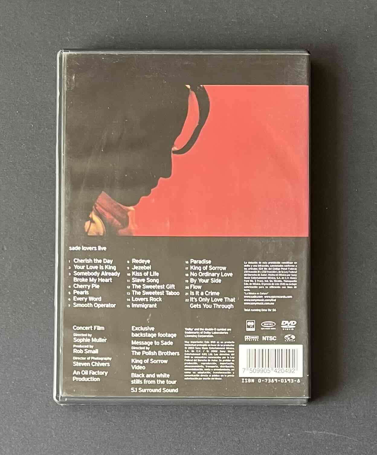 DVD Sade Lovers Live - miniatura 2