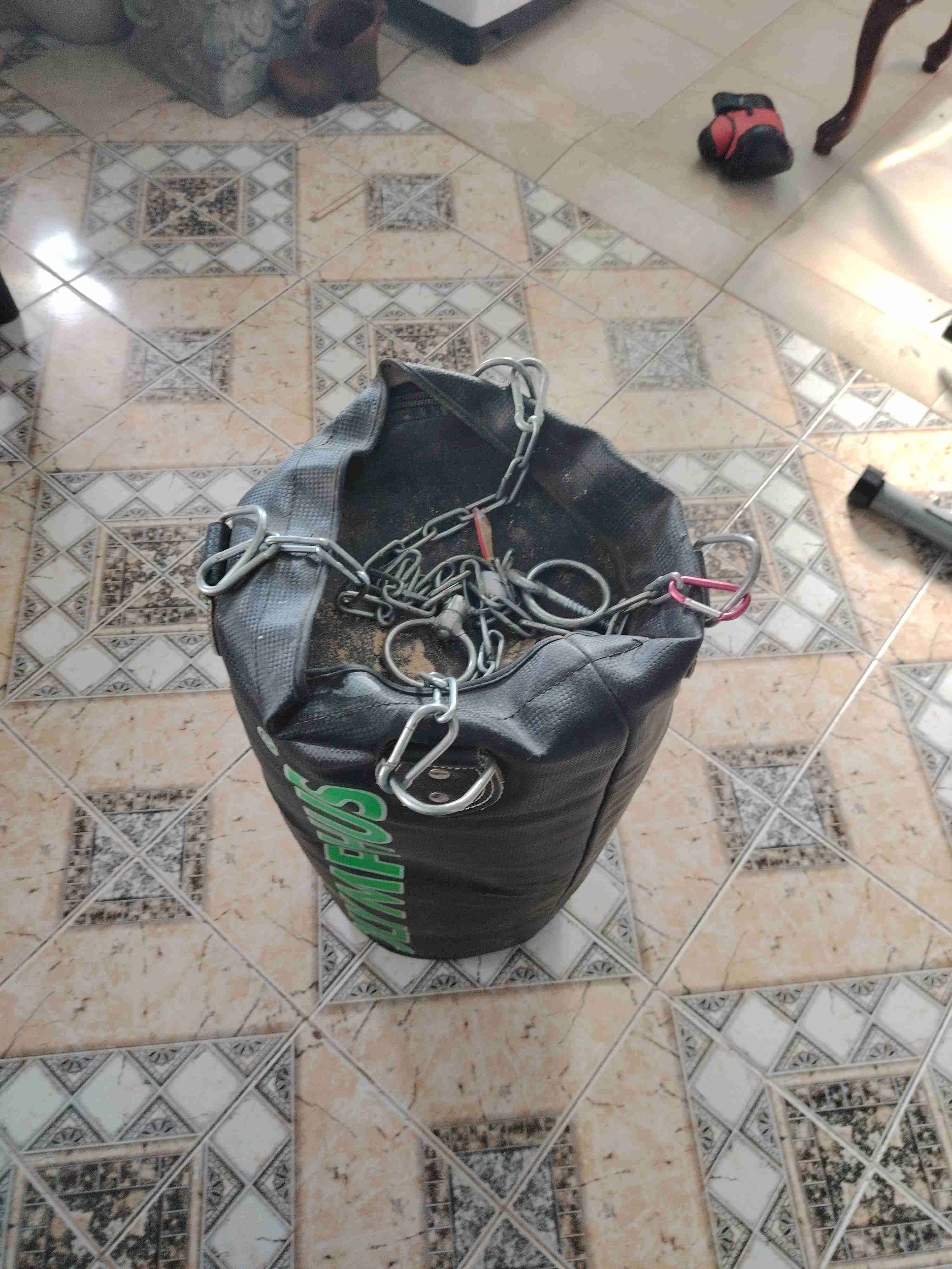 Saco de boxeo Olympus negro - miniatura 2