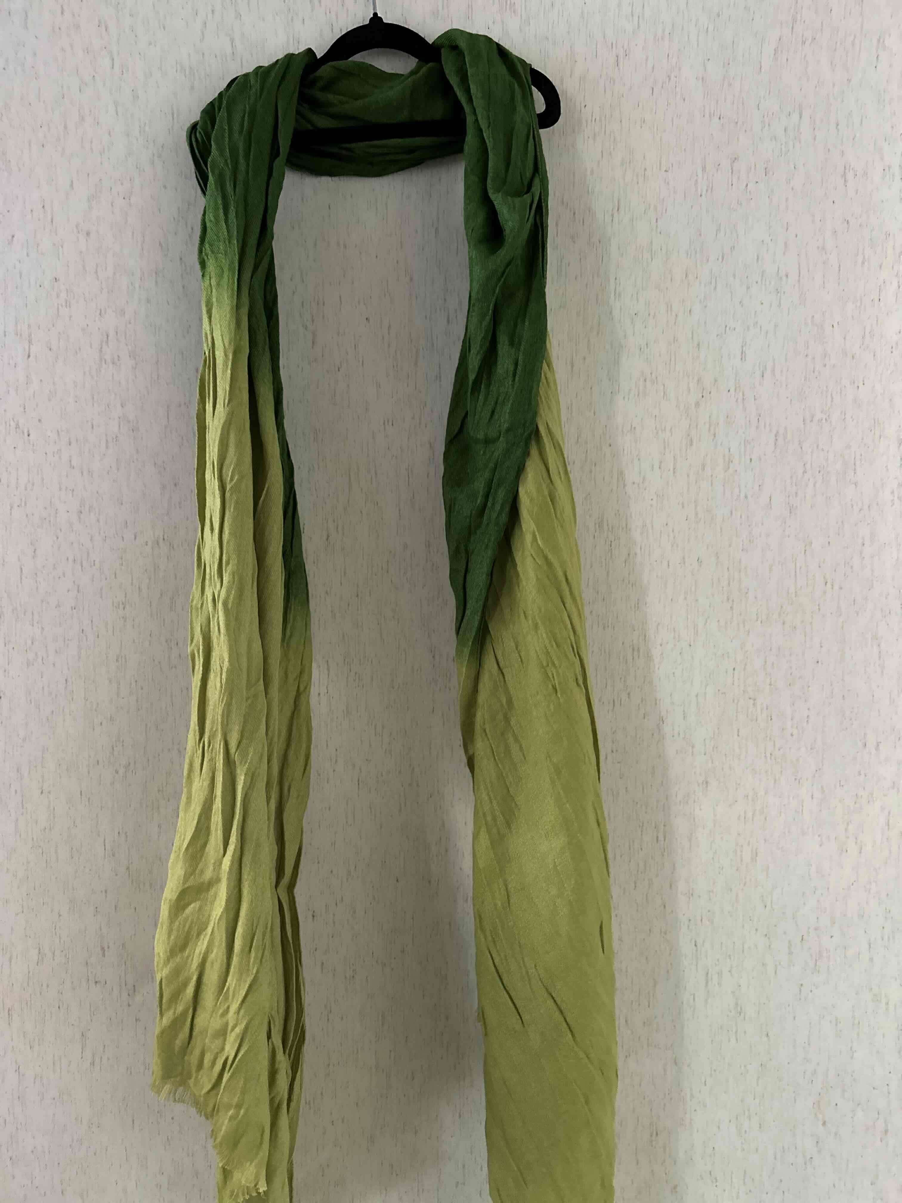 Pañuelo bicolor verde amarillo - miniatura 2