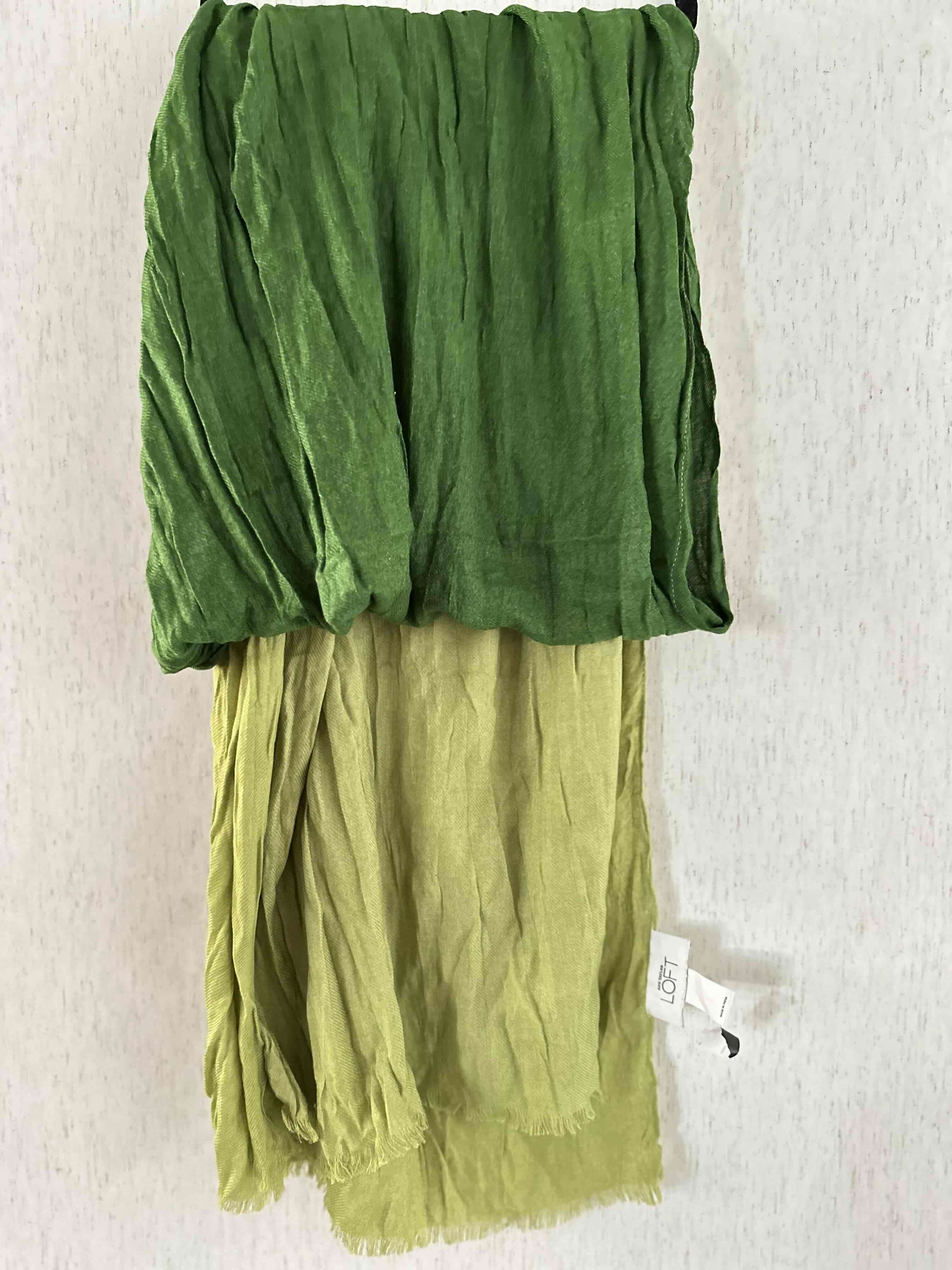 Pañuelo bicolor verde amarillo - miniatura 4