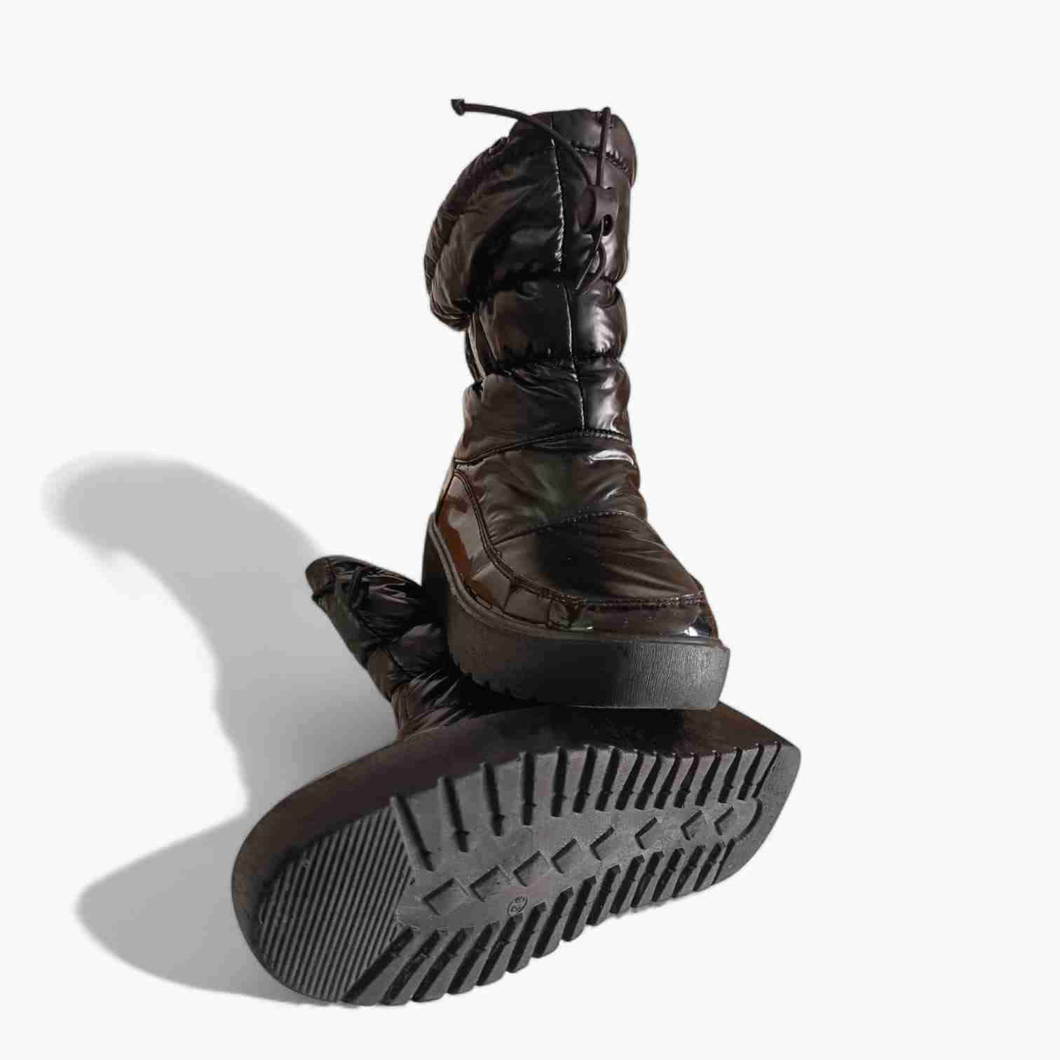 Botas acolchadas negras - miniatura 2