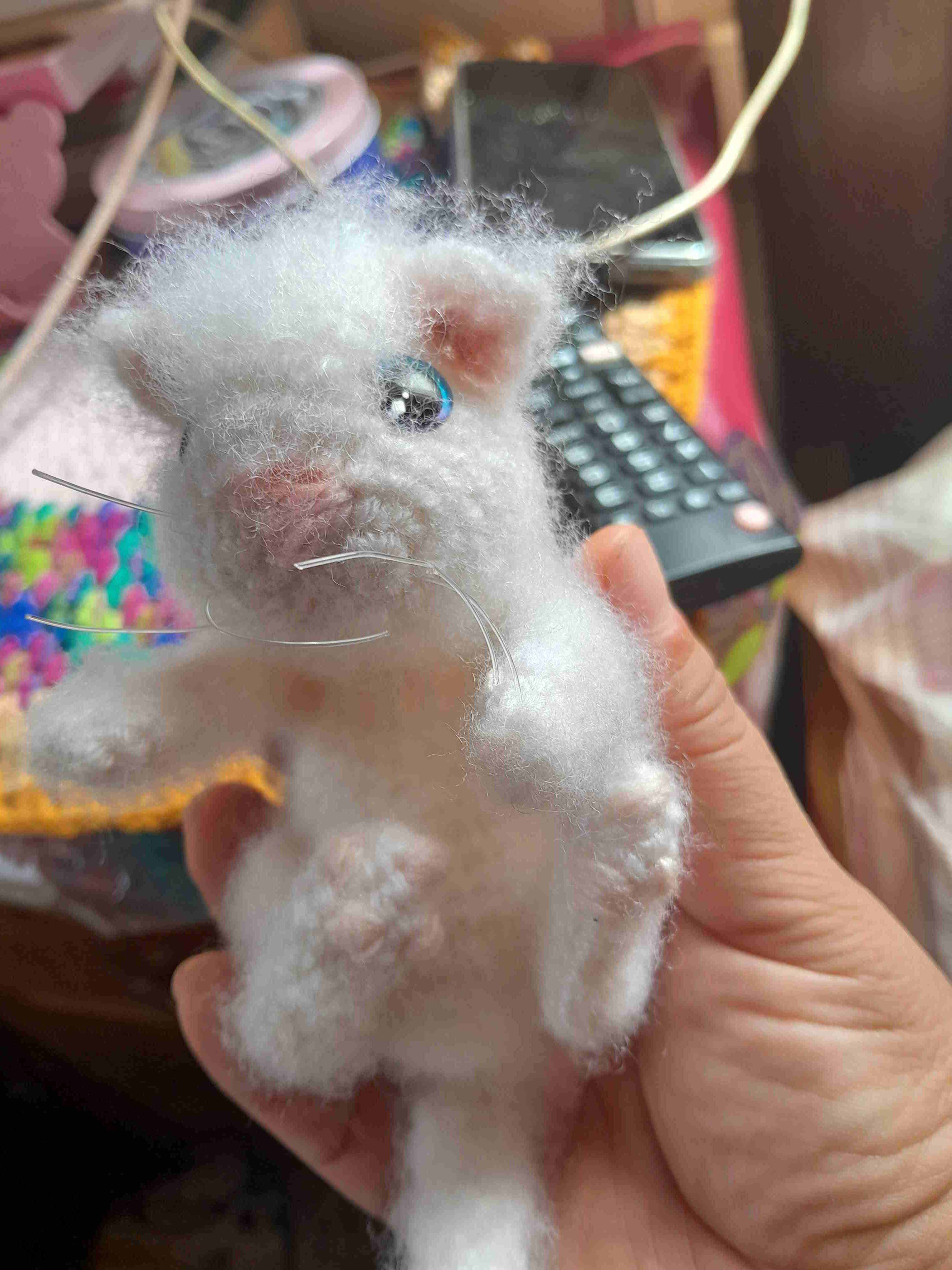 Gatito realistas en crochet - miniatura 2