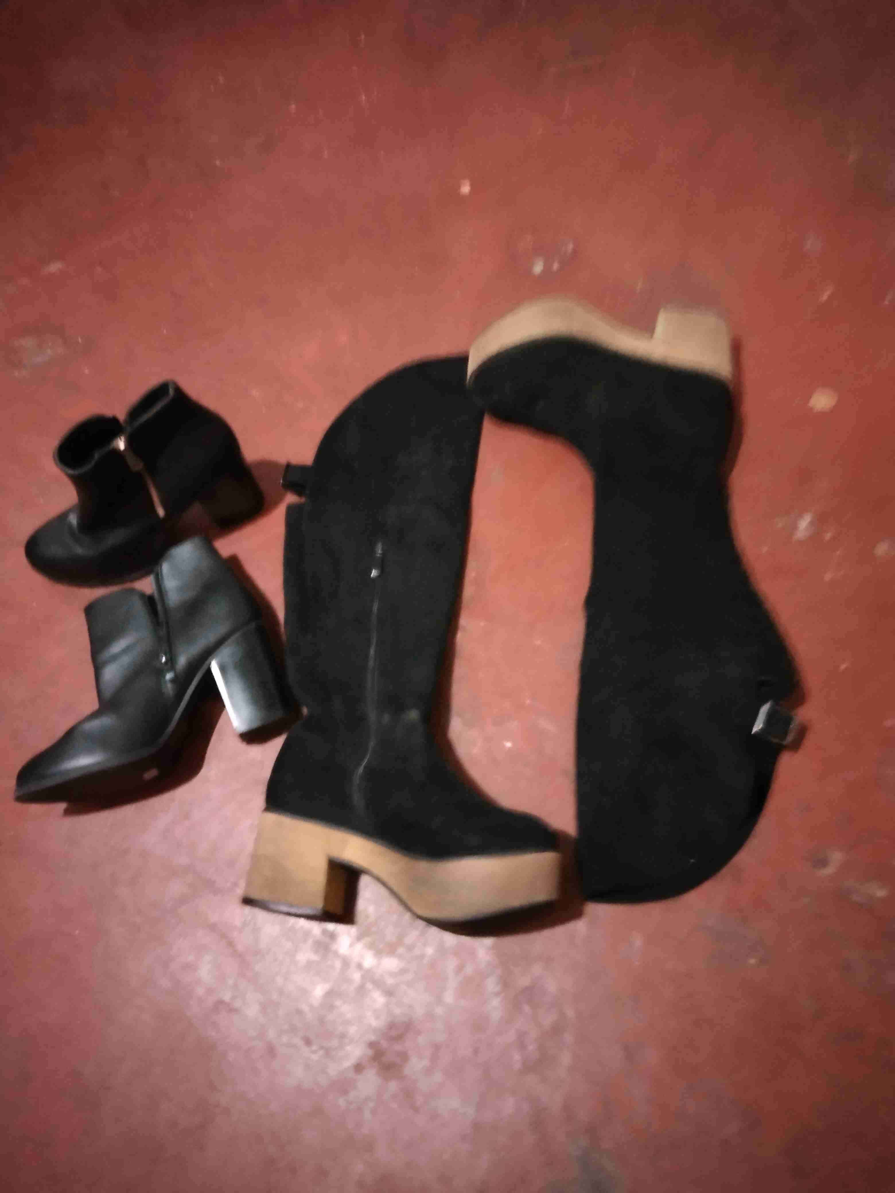 Botas de cuero marrón - miniatura 4