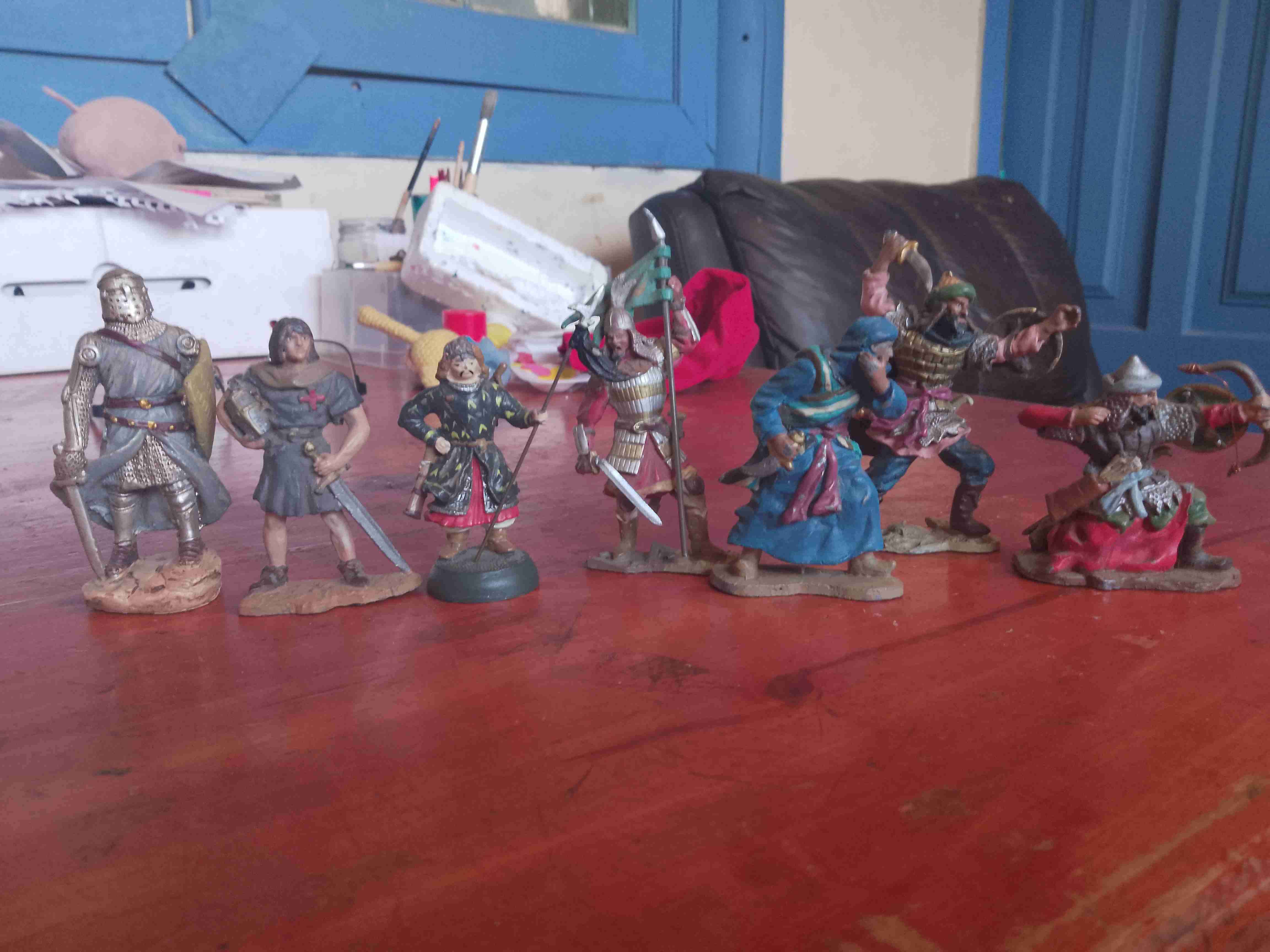 Figuras de soldados medievales - miniatura 2