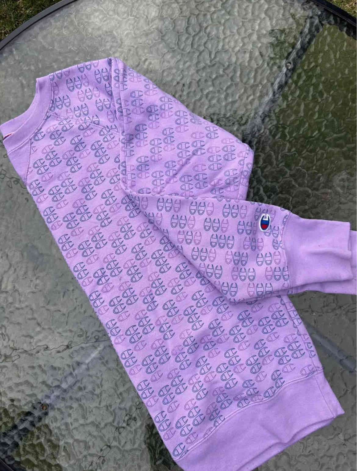 Polerón Champion morado estampado - miniatura 3