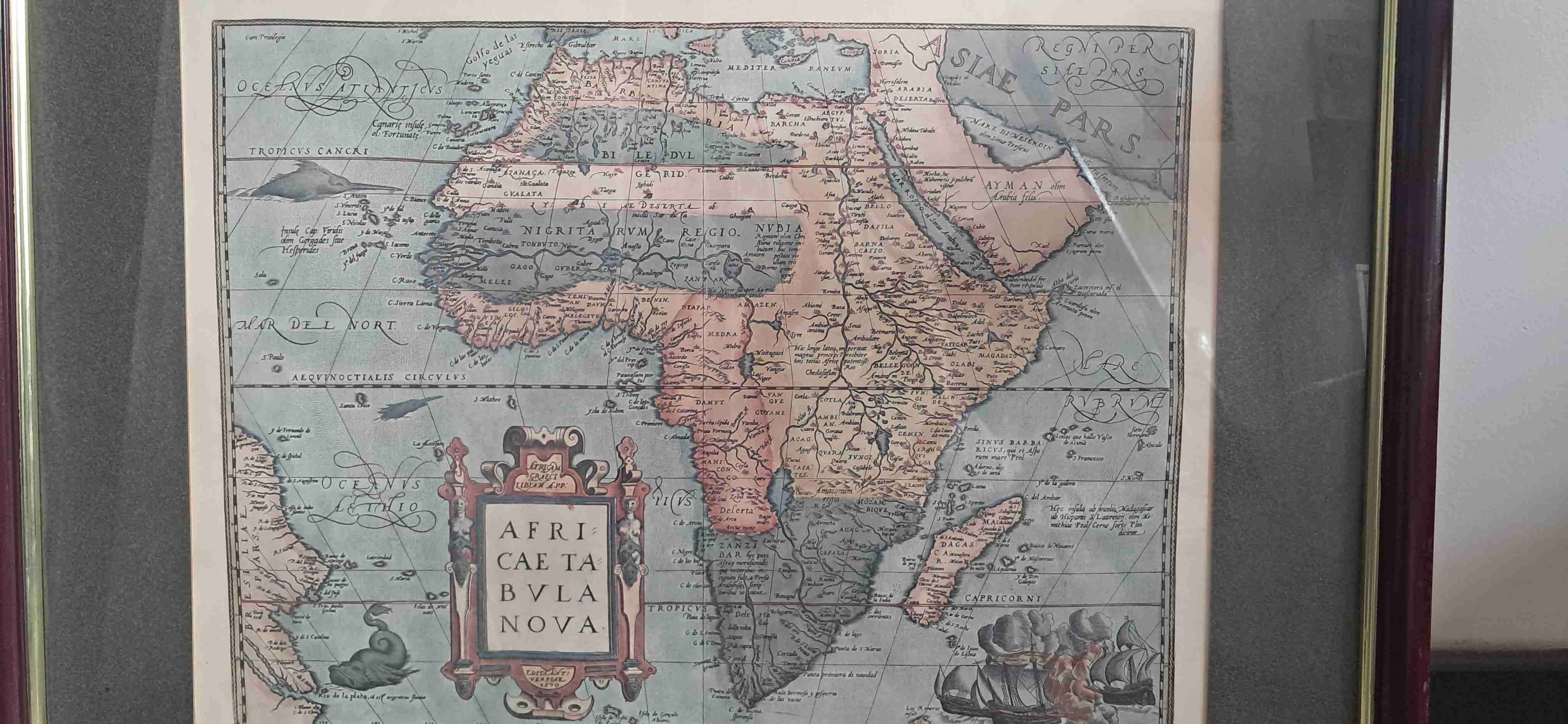 Mapa enmarcado clásico - miniatura 3