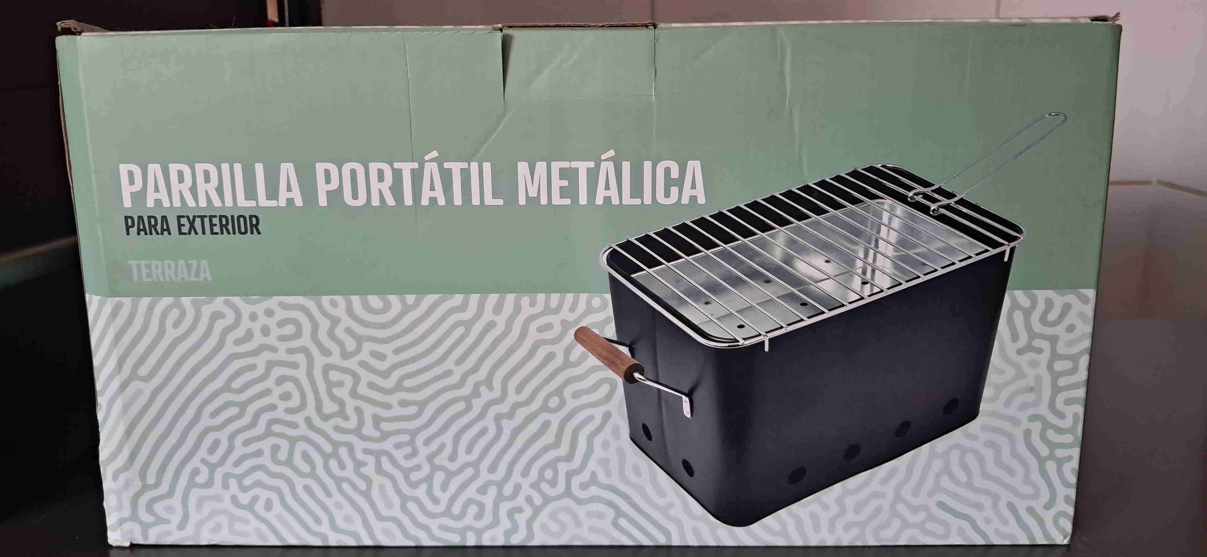 Parrilla portátil metálica exterior