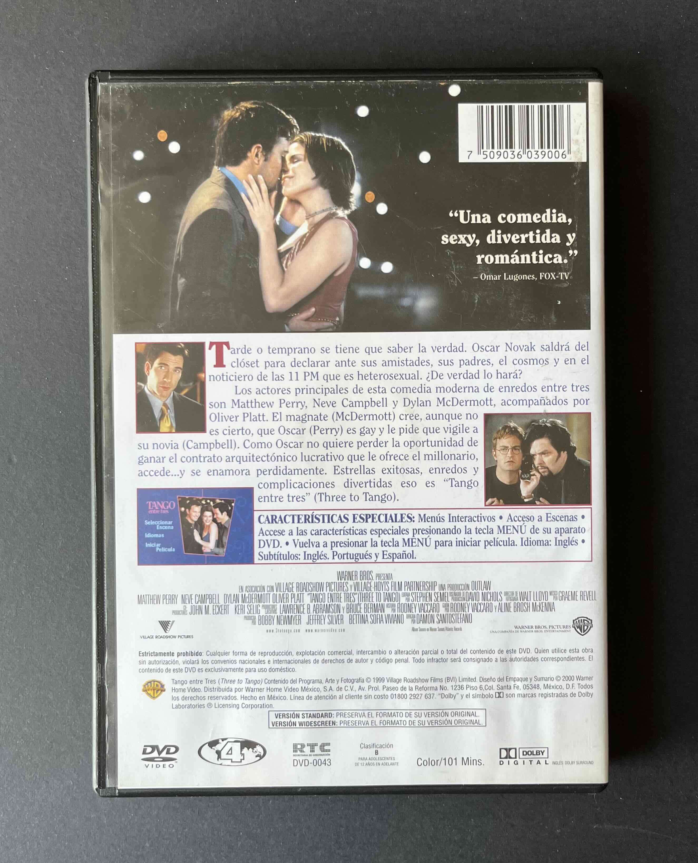 DVD Tanger entre tres - miniatura 2