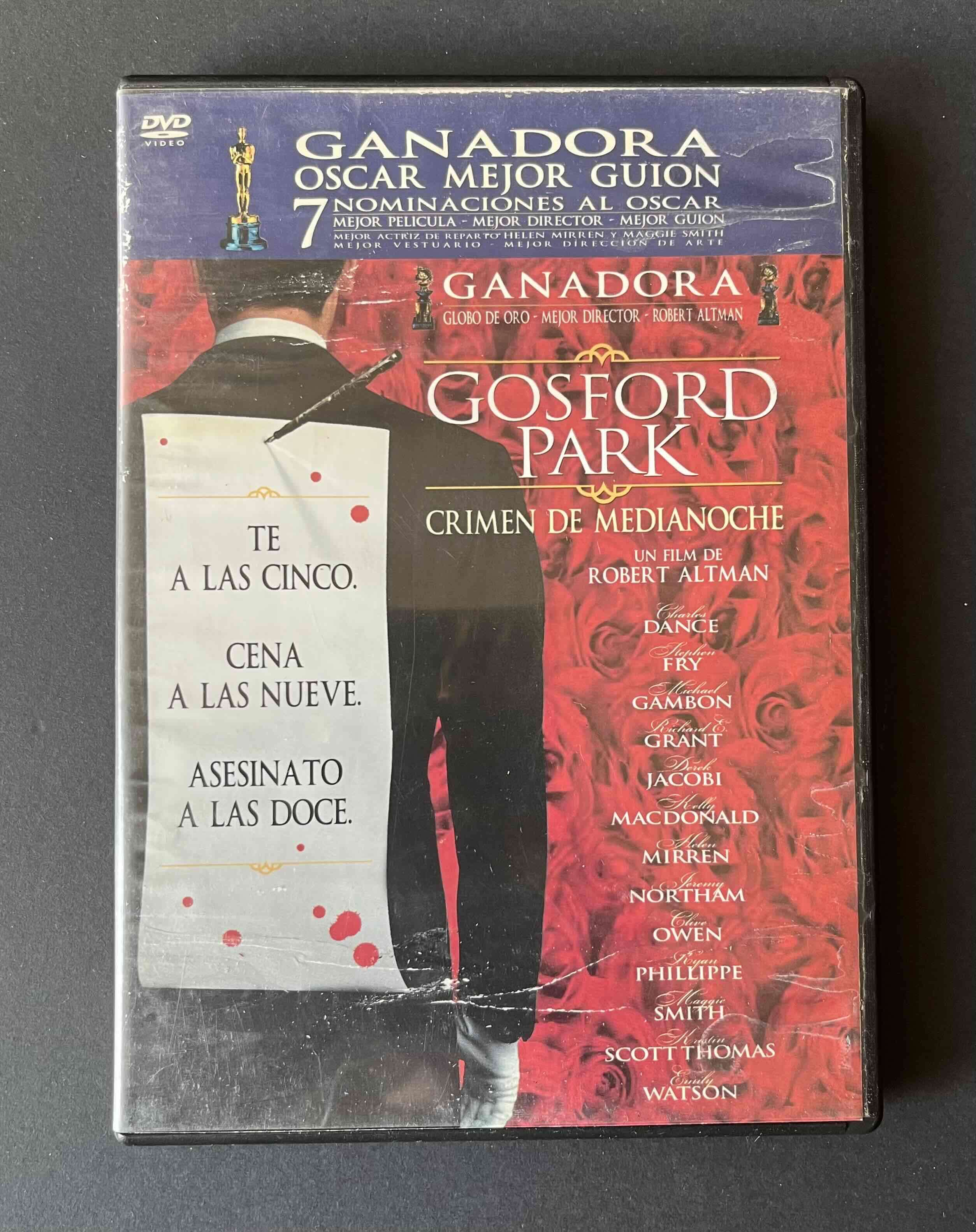 DVD Gosford Park Crimen de Medianoche